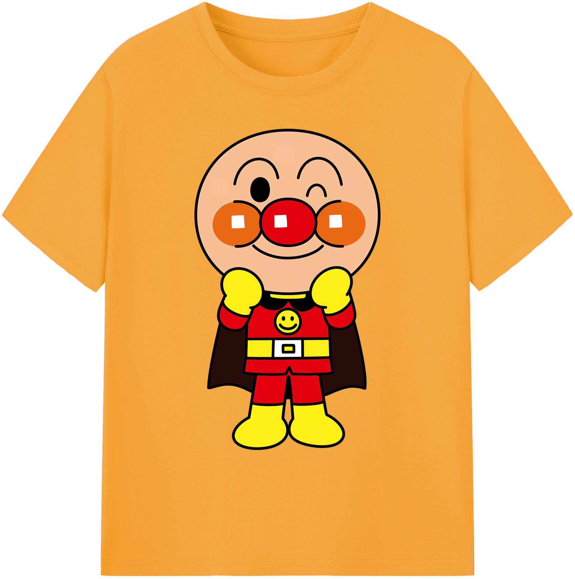（画像用） アンパンマン Anpanman 綿100％ メンズ半袖Tシャツ｜肌触りやわらか＆通気性
