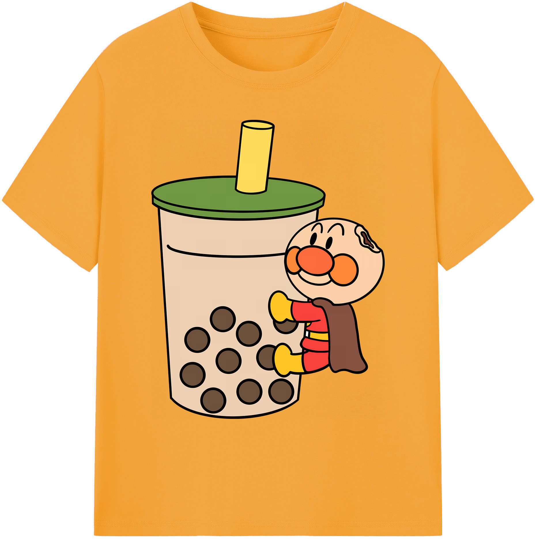 （画像用） アンパンマン Anpanman 綿100％ メンズ半袖Tシャツ｜肌触りやわらか＆通気性