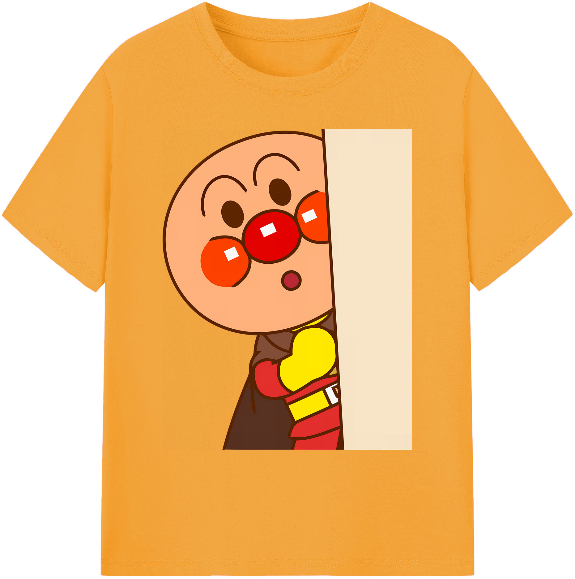 （画像用） アンパンマン Anpanman 綿100％ メンズ半袖Tシャツ｜肌触りやわらか＆通気性