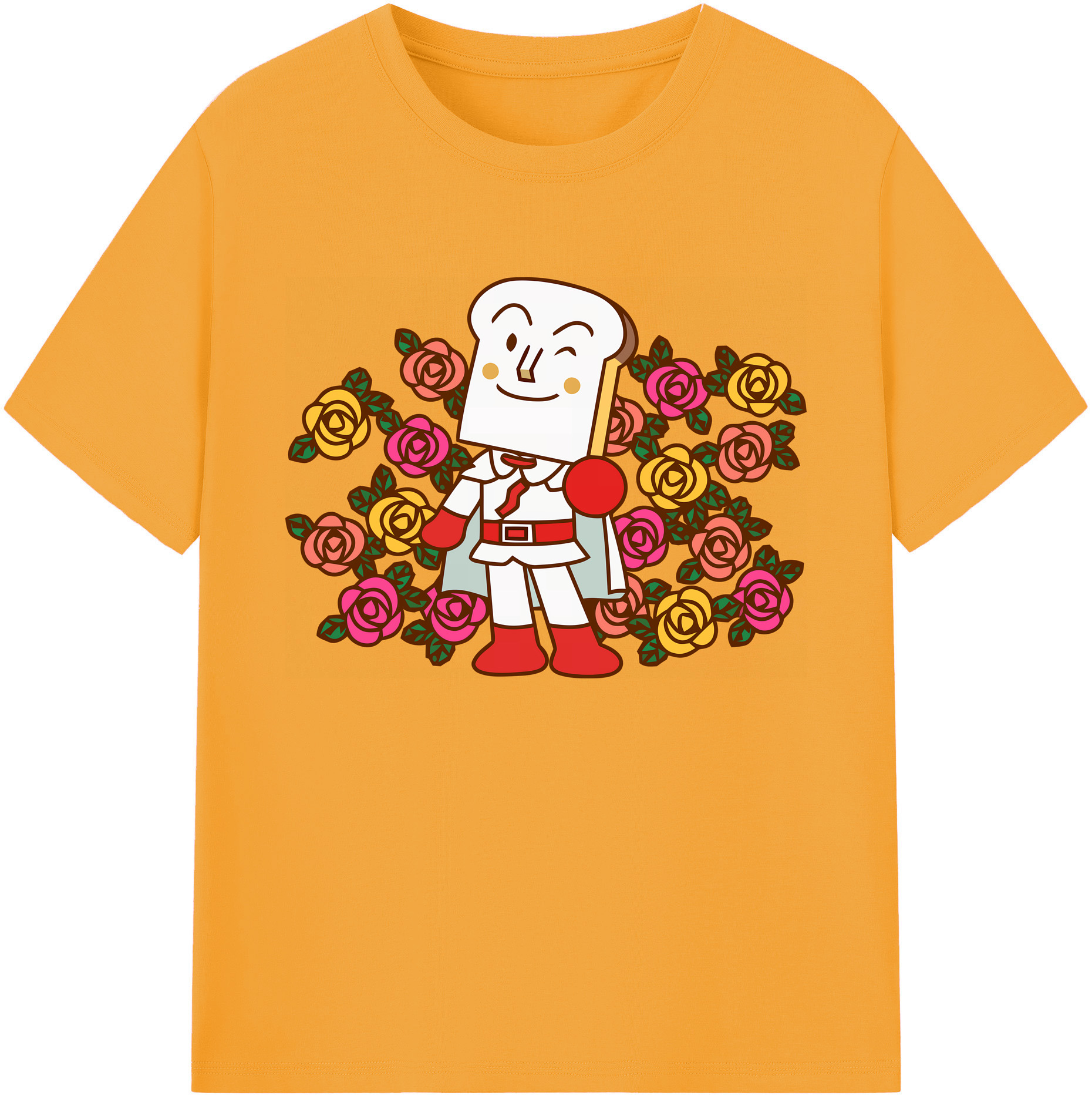 （画像用） アンパンマン Anpanman 綿100％ メンズ半袖Tシャツ｜肌触りやわらか＆通気性