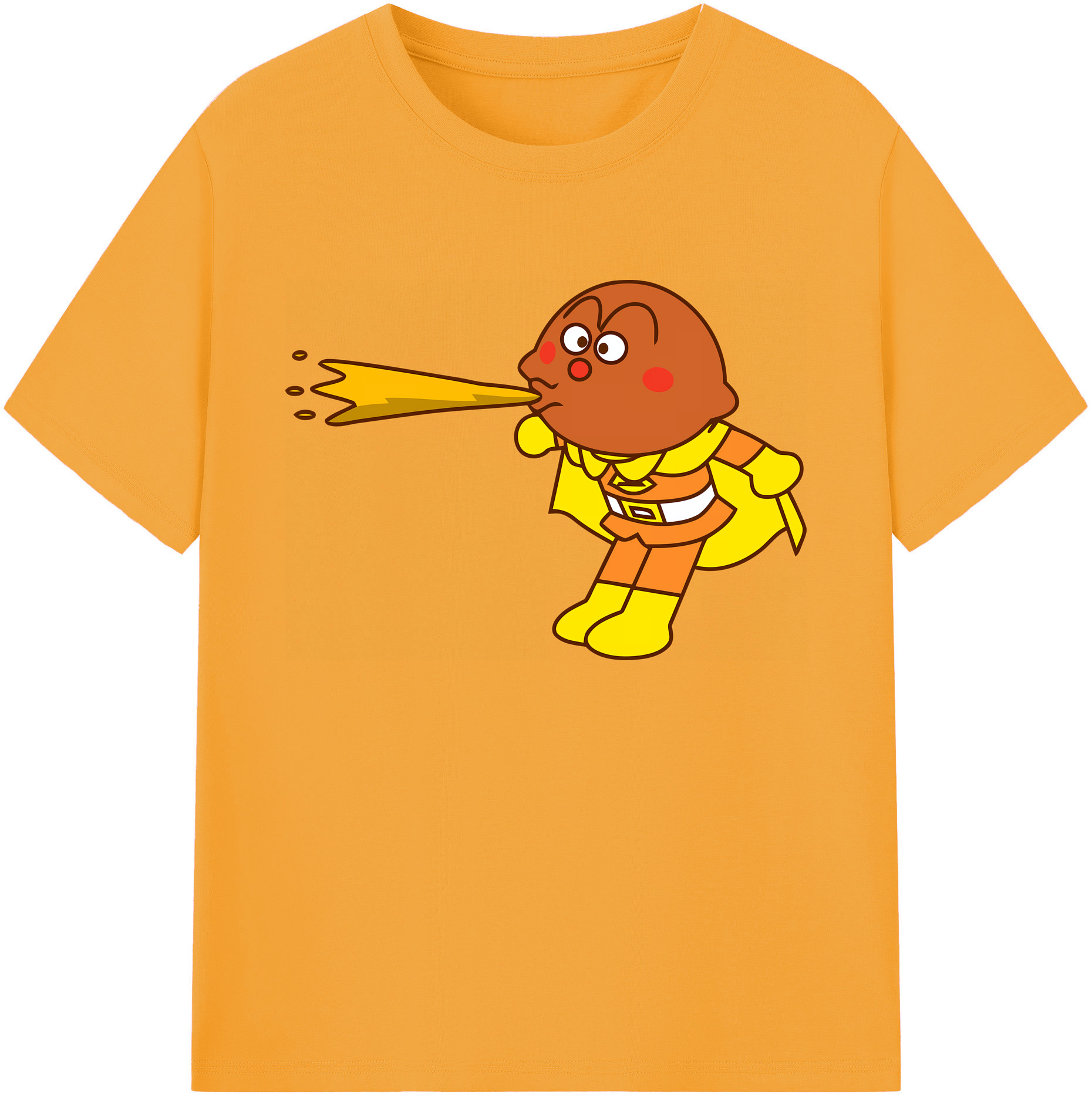 （画像用） アンパンマン Anpanman 綿100％ メンズ半袖Tシャツ｜肌触りやわらか＆通気性