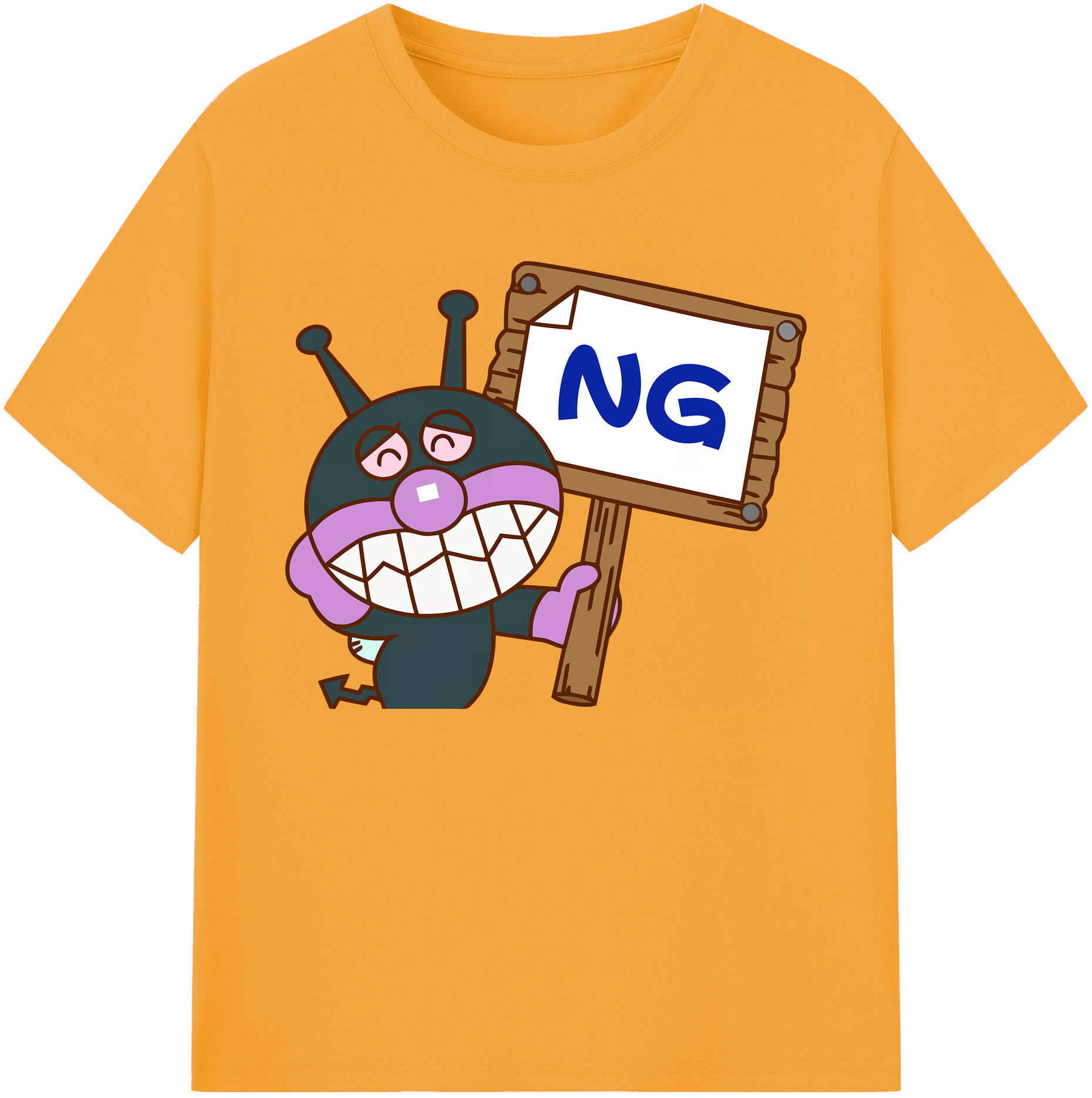 （画像用） アンパンマン Anpanman 綿100％ メンズ半袖Tシャツ｜肌触りやわらか＆通気性