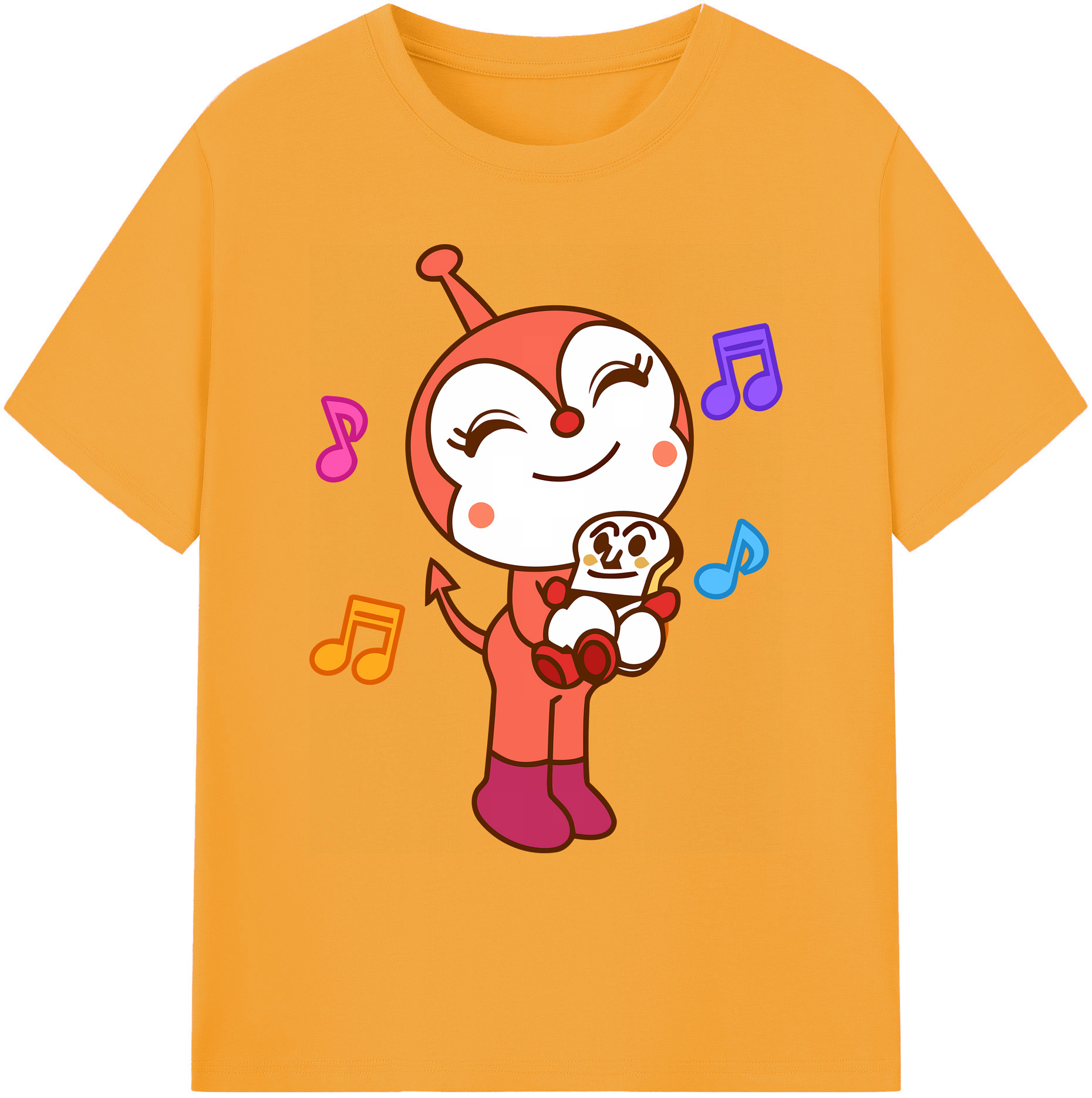 （画像用） アンパンマン Anpanman 綿100％ メンズ半袖Tシャツ｜肌触りやわらか＆通気性
