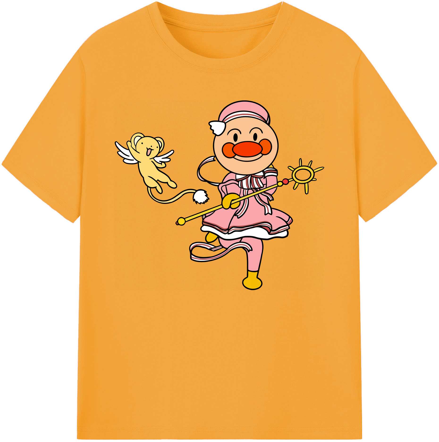 （画像用） アンパンマン Anpanman 綿100％ メンズ半袖Tシャツ｜肌触りやわらか＆通気性