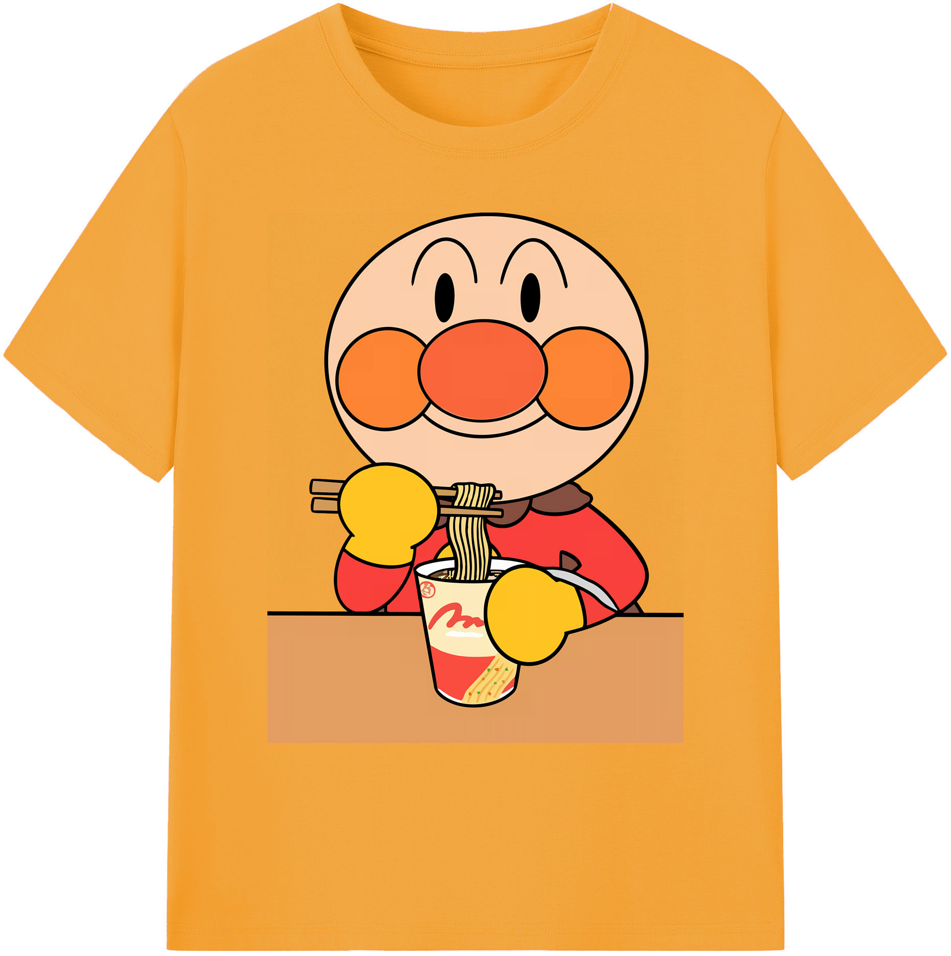 （画像用） アンパンマン Anpanman 綿100％ メンズ半袖Tシャツ｜肌触りやわらか＆通気性