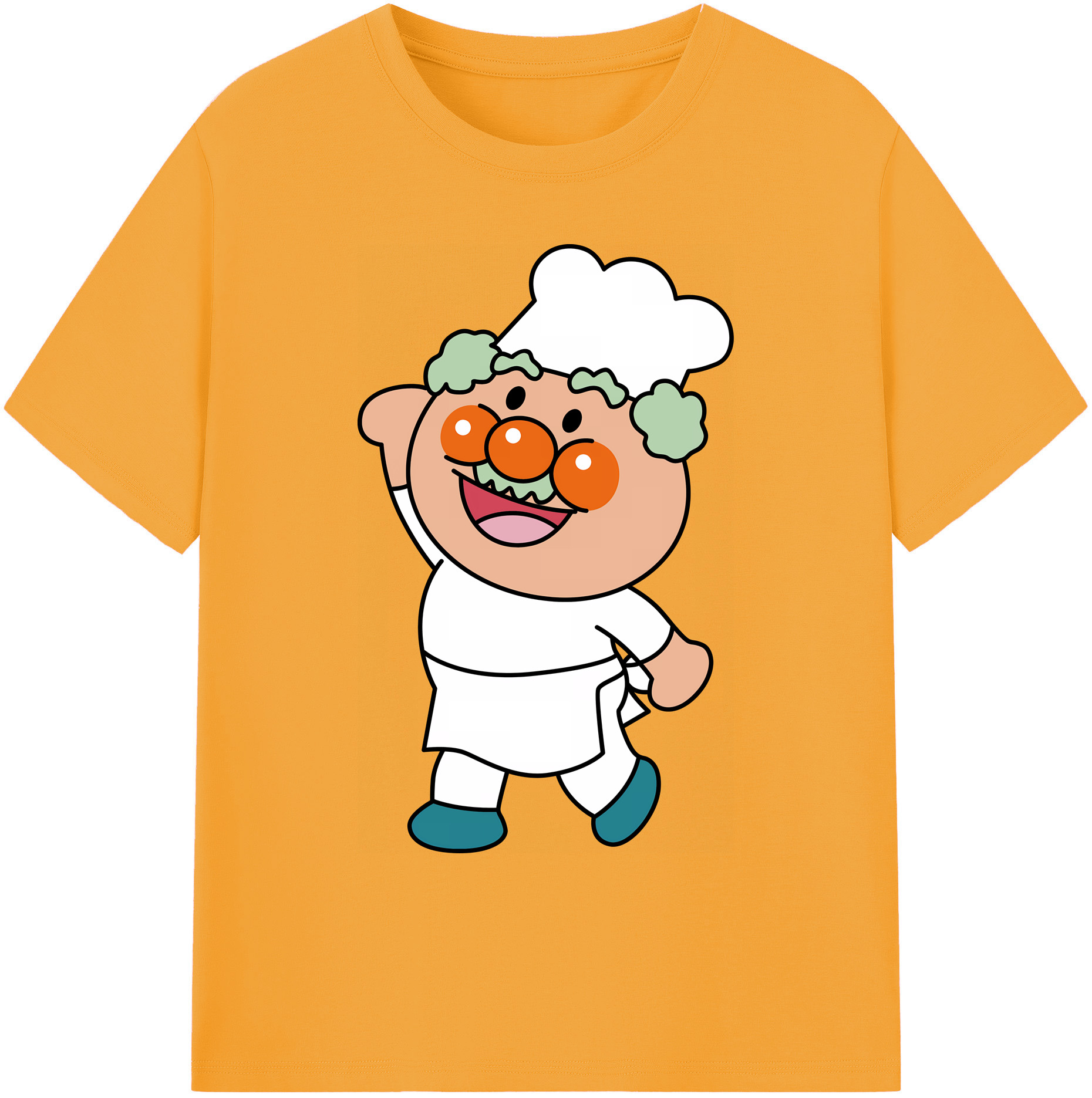 （画像用） アンパンマン Anpanman 綿100％ メンズ半袖Tシャツ｜肌触りやわらか＆通気性