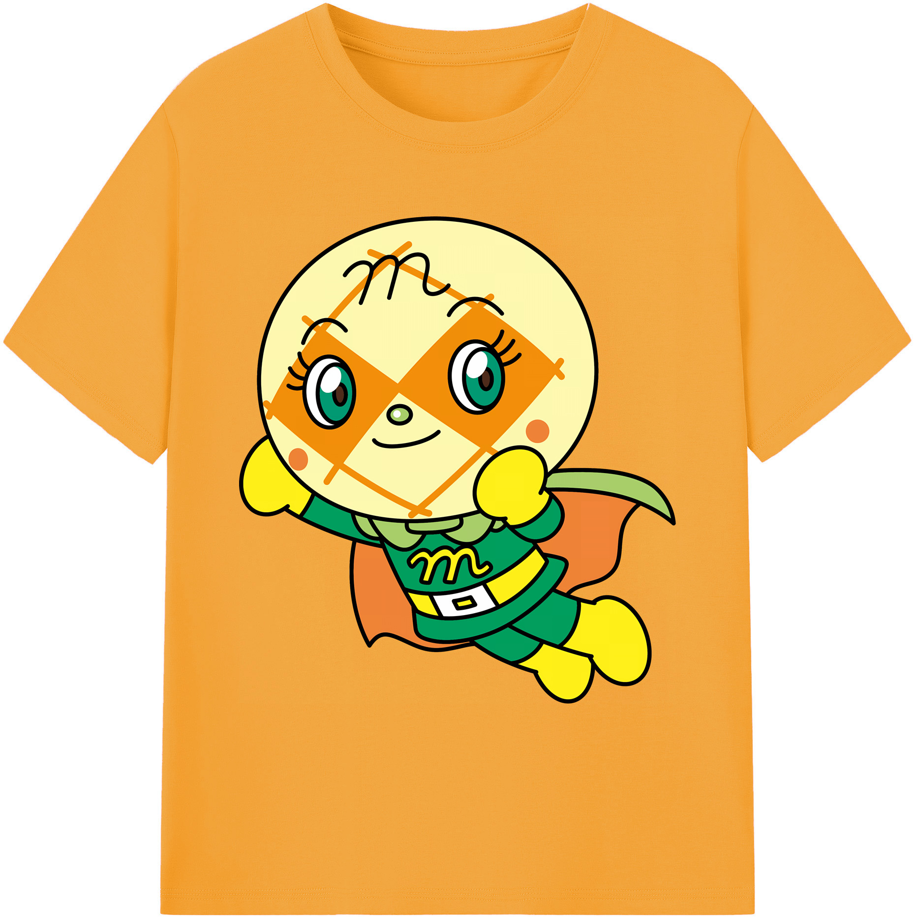 （画像用） アンパンマン Anpanman 綿100％ メンズ半袖Tシャツ｜肌触りやわらか＆通気性
