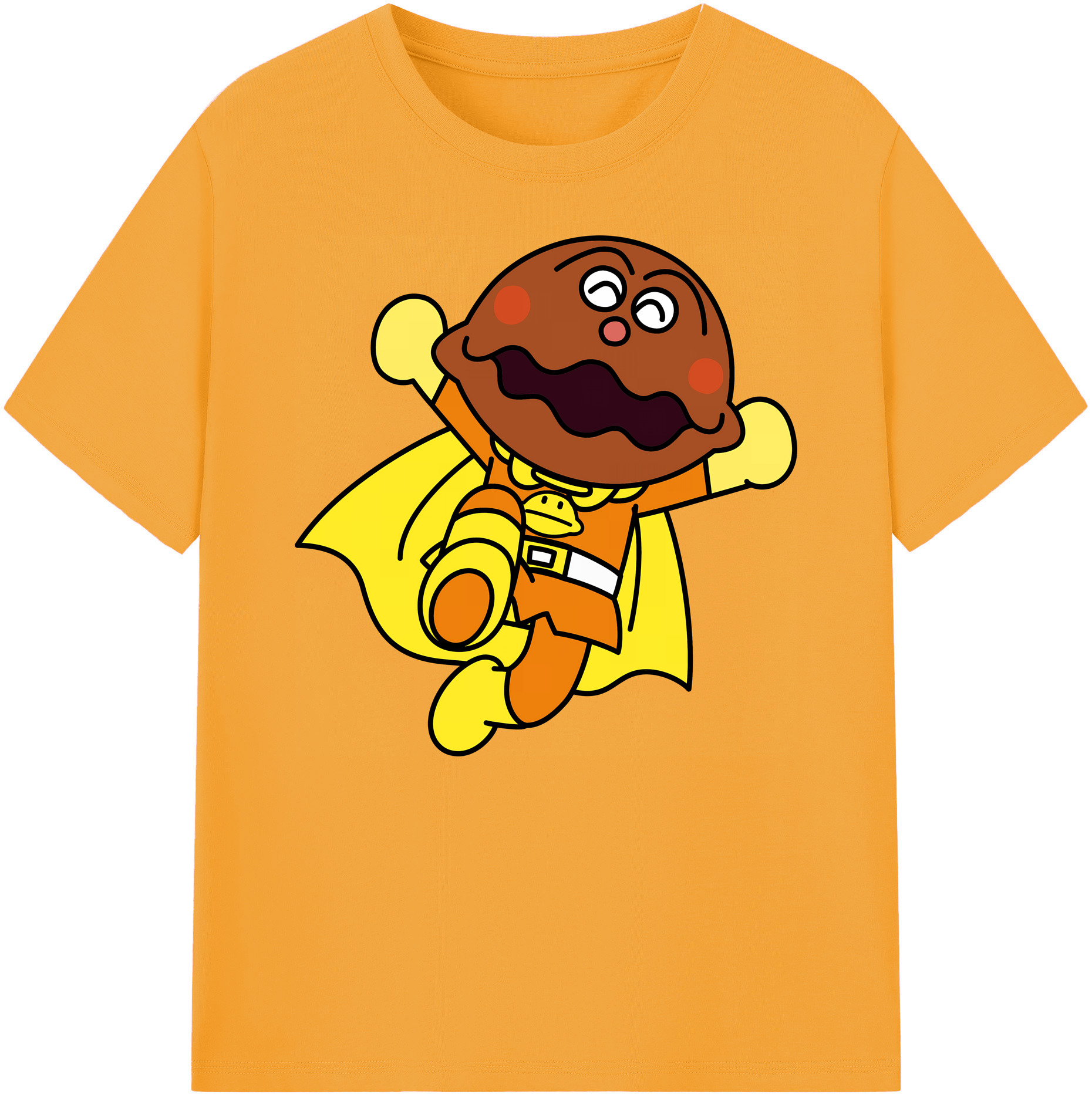 （画像用） アンパンマン Anpanman 綿100％ メンズ半袖Tシャツ｜肌触りやわらか＆通気性