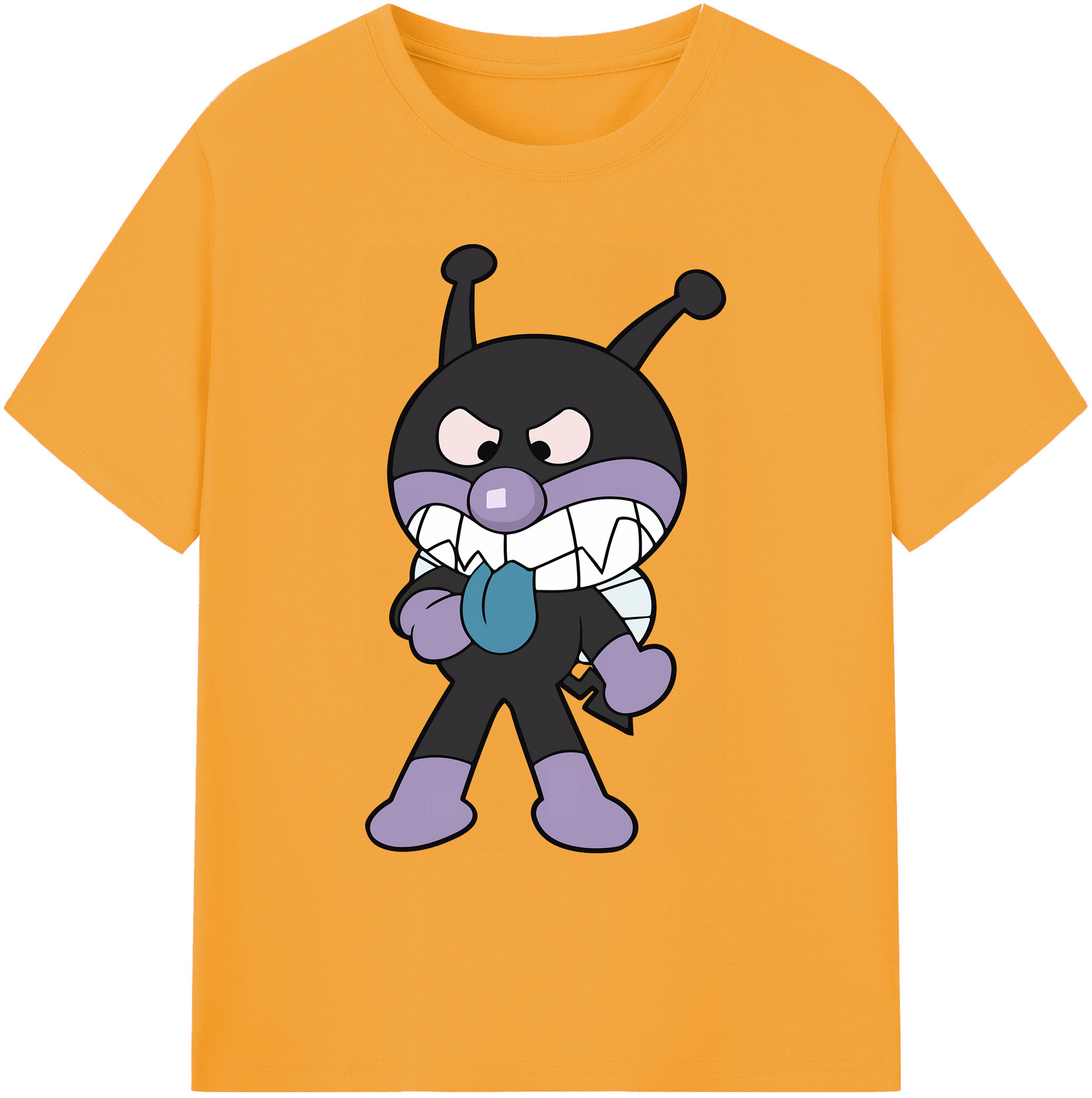 （画像用） アンパンマン Anpanman 綿100％ メンズ半袖Tシャツ｜肌触りやわらか＆通気性