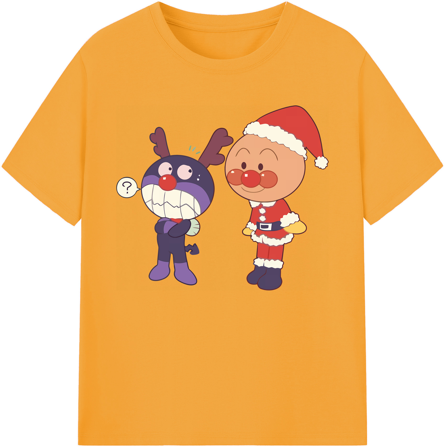 （画像用） アンパンマン Anpanman 綿100％ メンズ半袖Tシャツ｜肌触りやわらか＆通気性