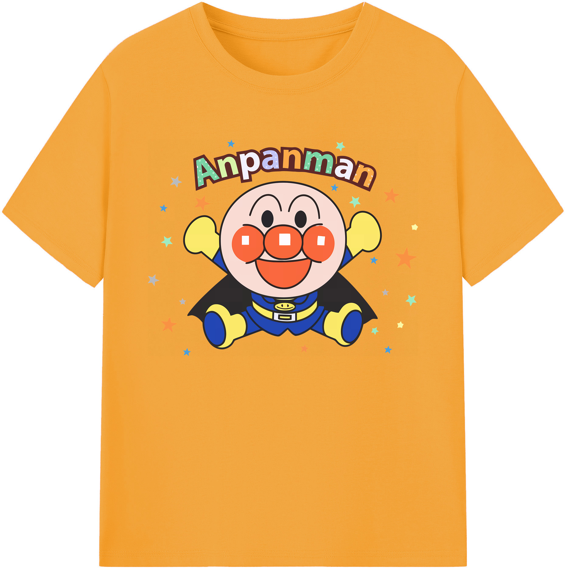 （画像用） アンパンマン Anpanman 綿100％ メンズ半袖Tシャツ｜肌触りやわらか＆通気性