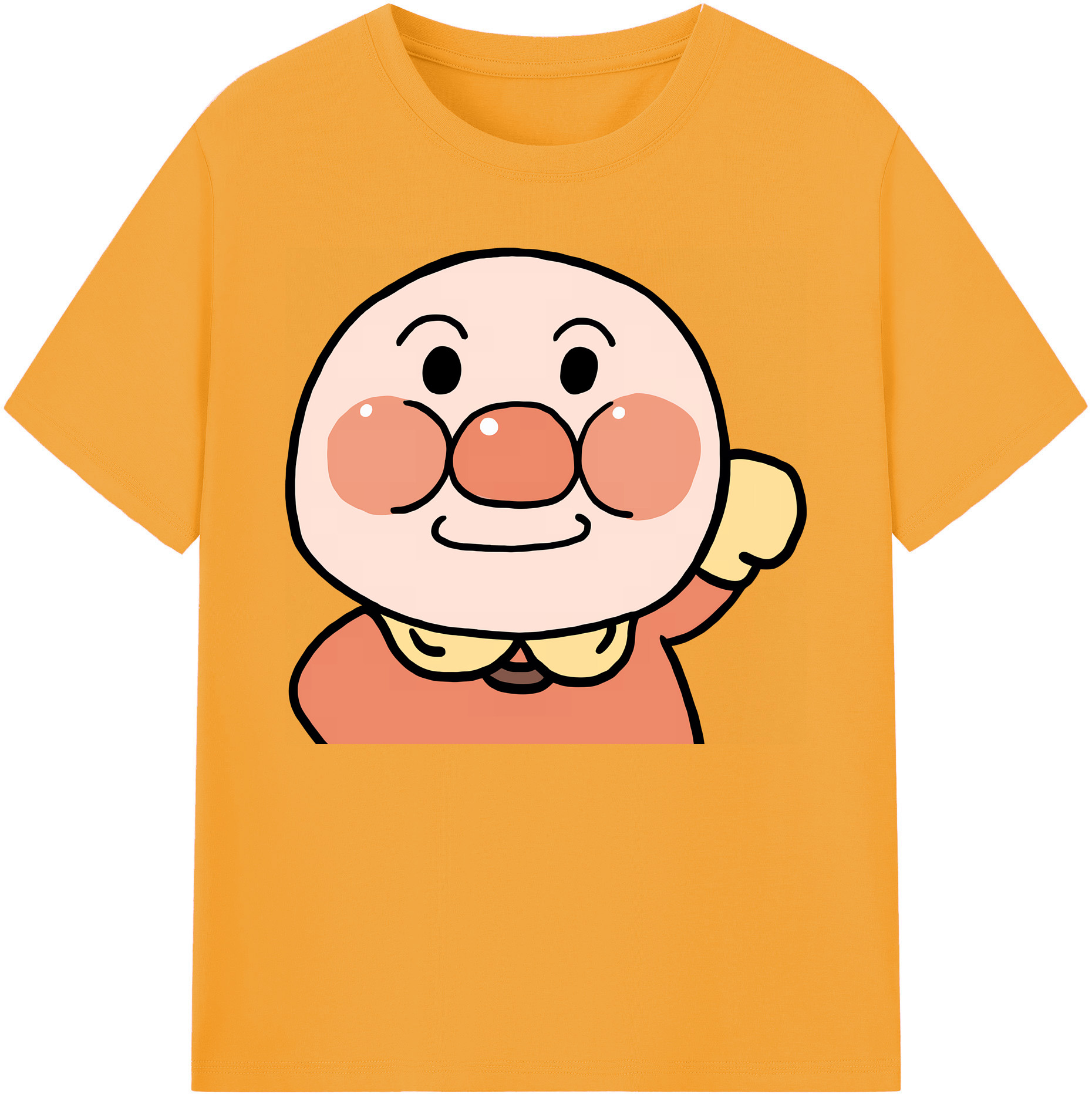 （画像用） アンパンマン Anpanman 綿100％ メンズ半袖Tシャツ｜肌触りやわらか＆通気性