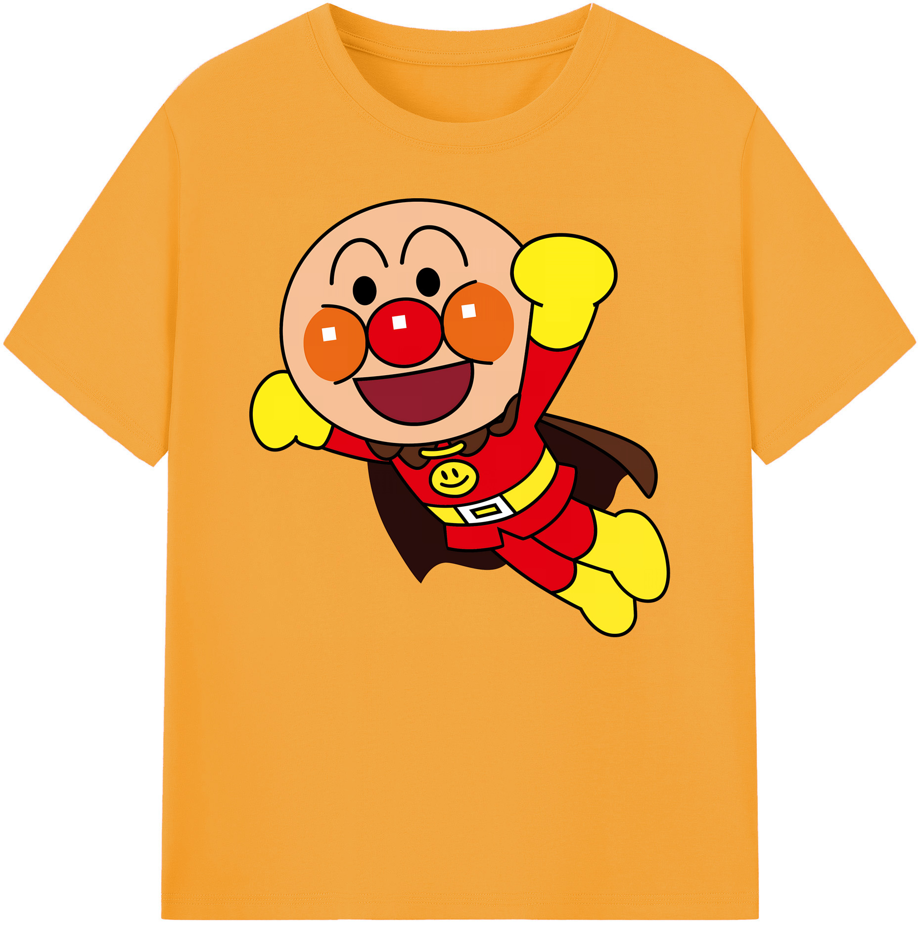 （画像用） アンパンマン Anpanman 綿100％ メンズ半袖Tシャツ｜肌触りやわらか＆通気性