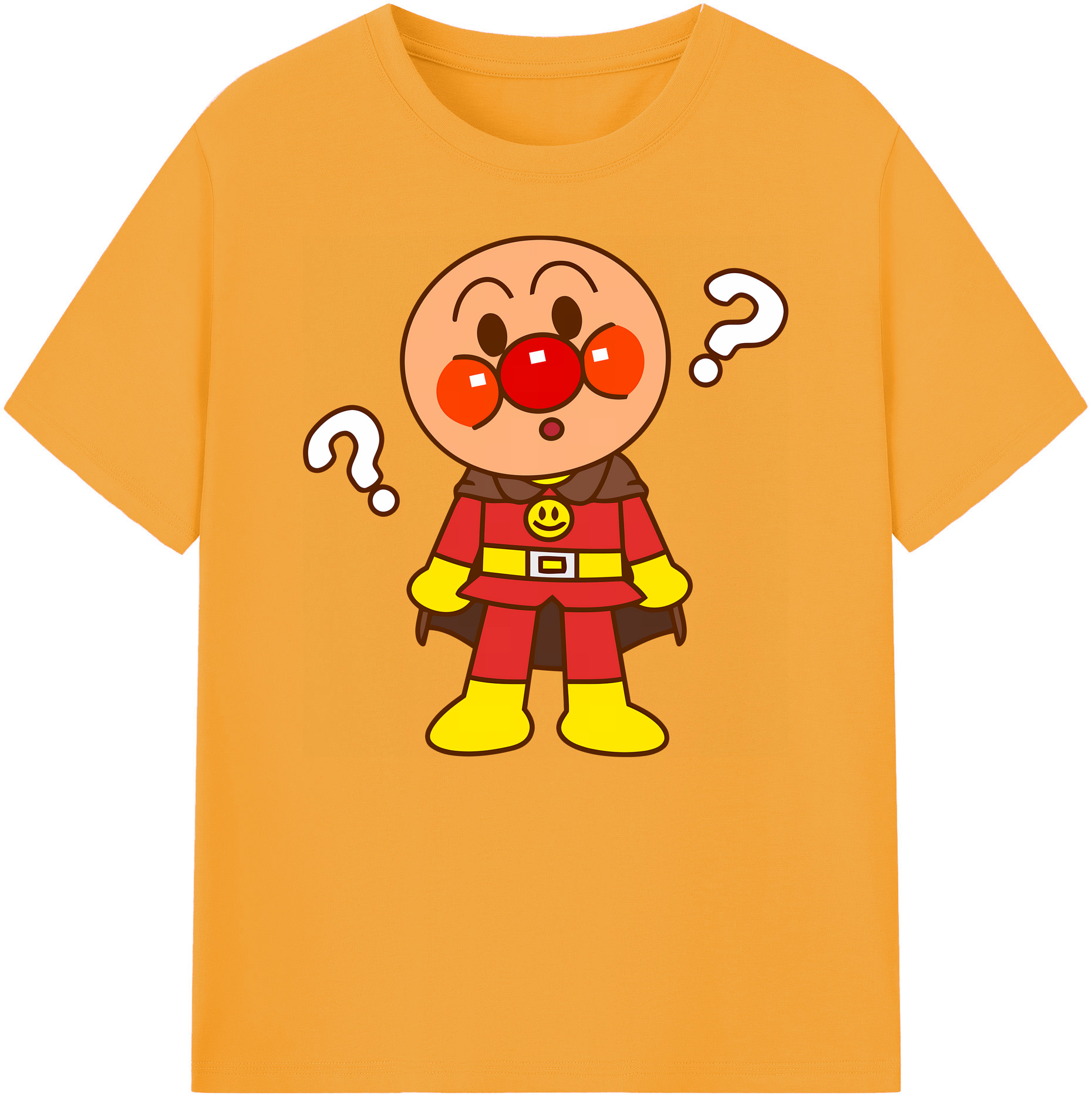 （画像用） アンパンマン Anpanman 綿100％ メンズ半袖Tシャツ｜肌触りやわらか＆通気性