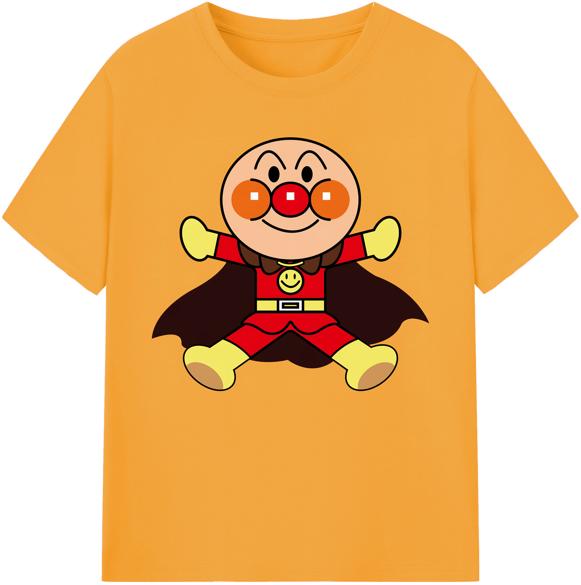 （画像用） アンパンマン Anpanman 綿100％ メンズ半袖Tシャツ｜肌触りやわらか＆通気性