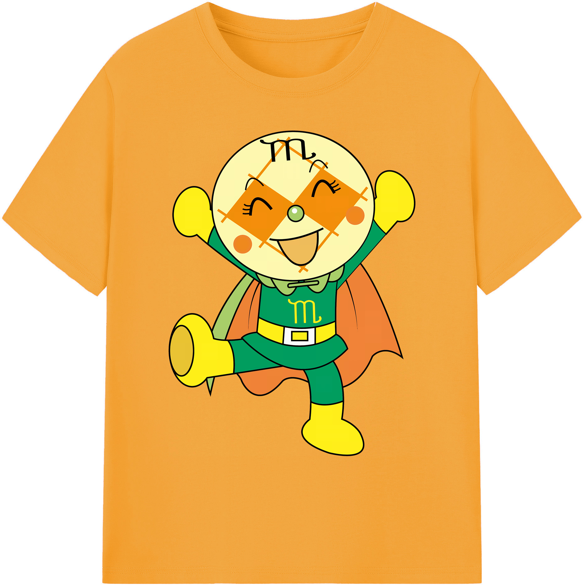 （画像用） アンパンマン Anpanman 綿100％ メンズ半袖Tシャツ｜肌触りやわらか＆通気性