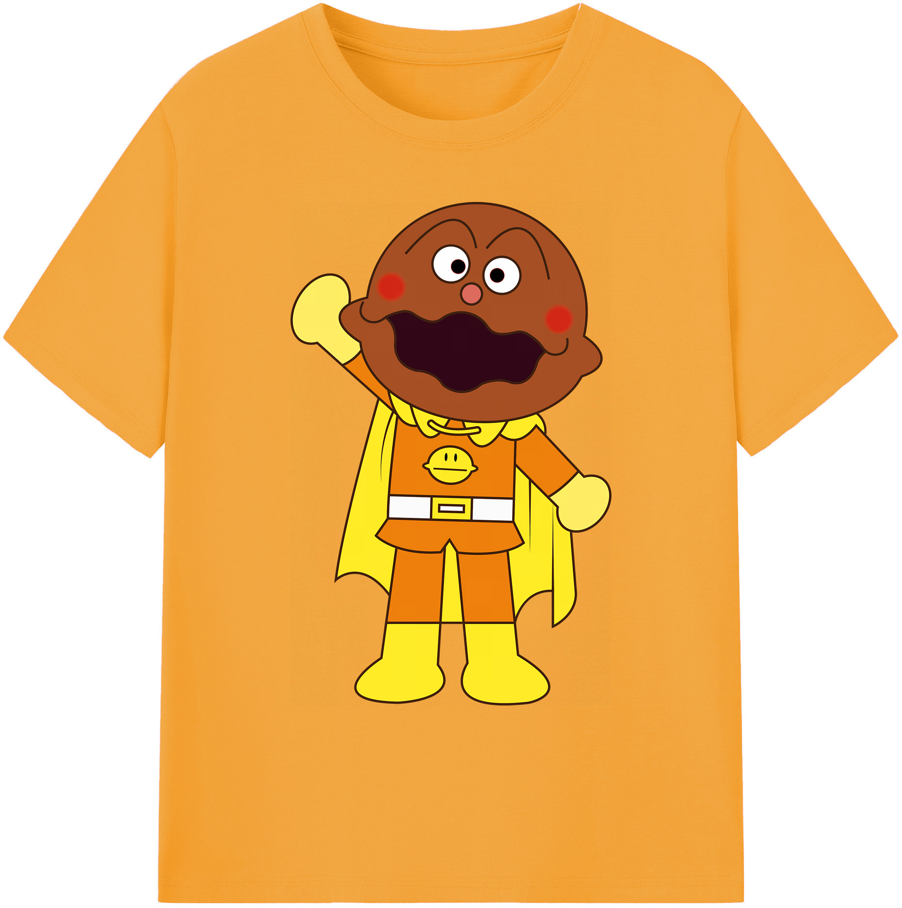 （画像用） アンパンマン Anpanman 綿100％ メンズ半袖Tシャツ｜肌触りやわらか＆通気性