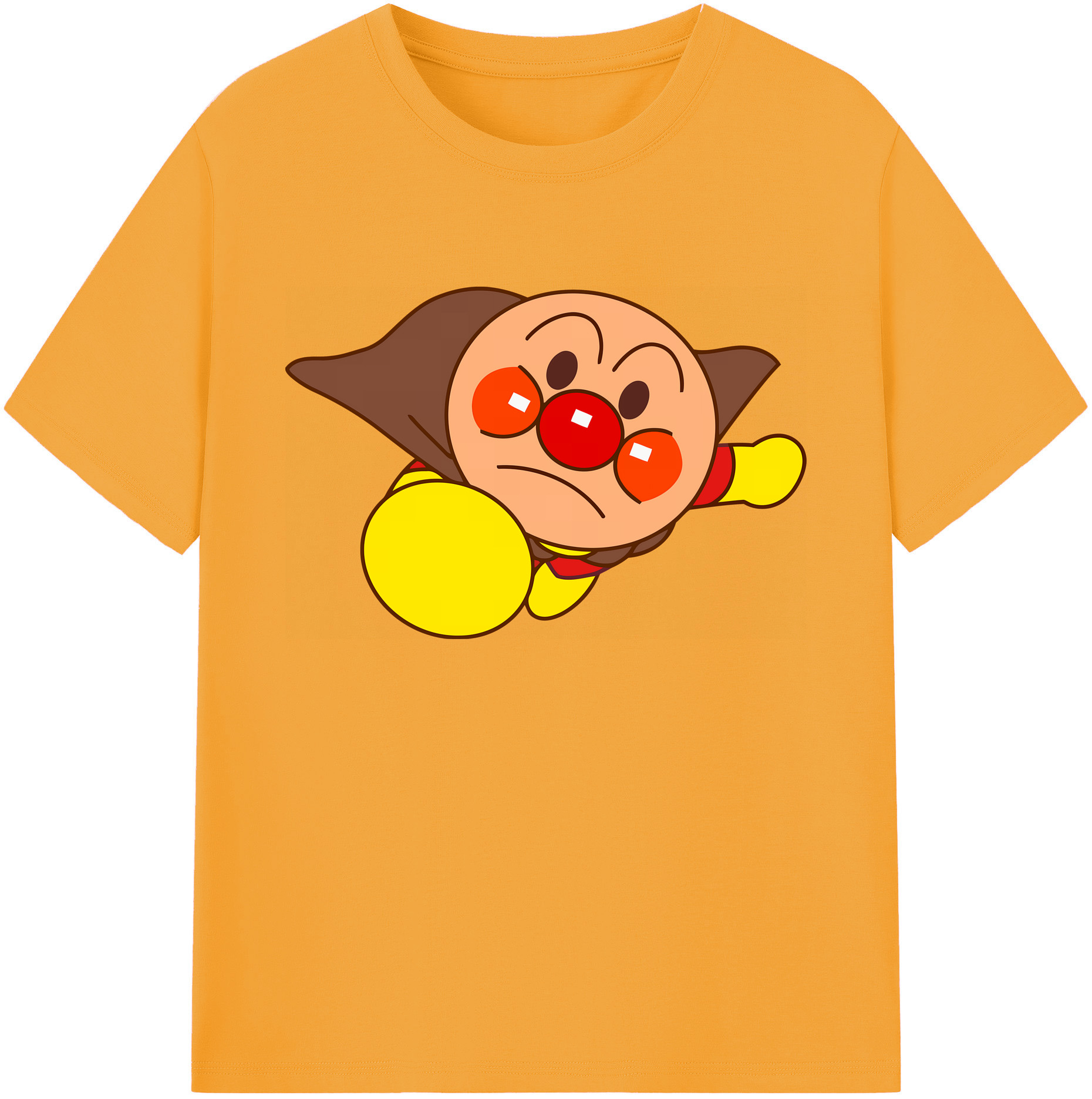 （画像用） アンパンマン Anpanman 綿100％ メンズ半袖Tシャツ｜肌触りやわらか＆通気性