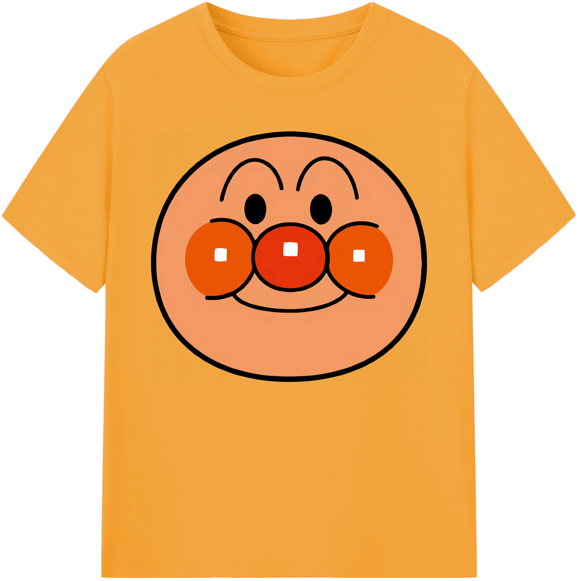 （画像用） アンパンマン Anpanman 綿100％ メンズ半袖Tシャツ｜肌触りやわらか＆通気性