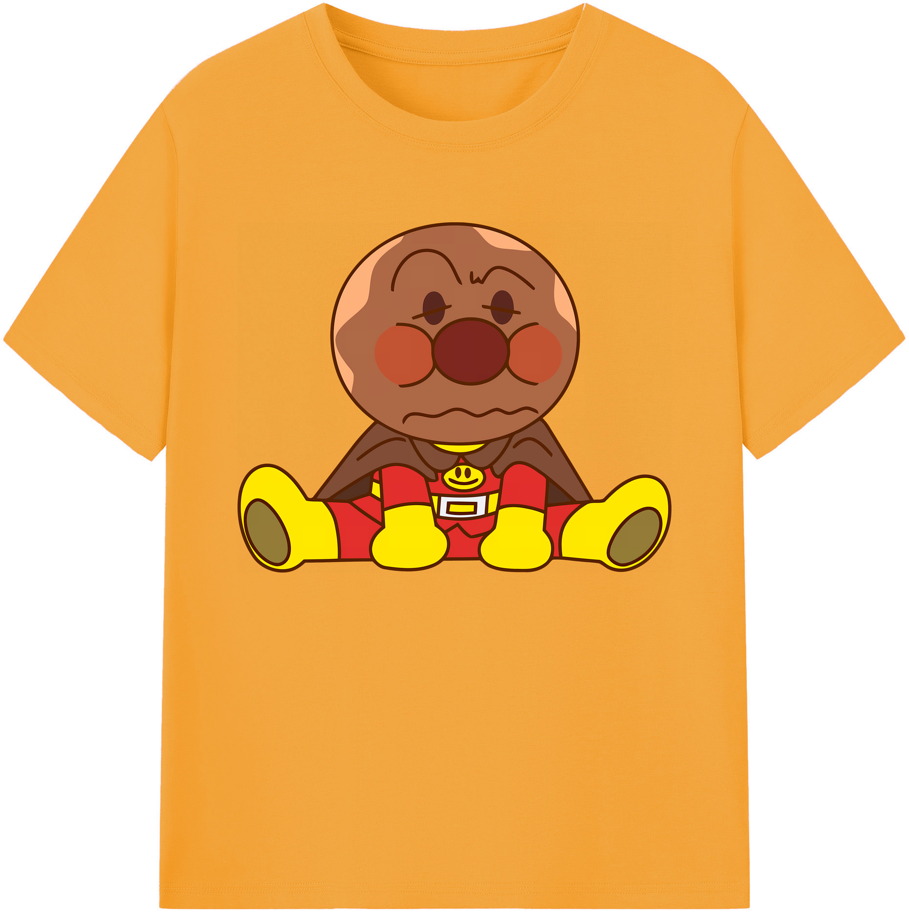（画像用） アンパンマン Anpanman 綿100％ メンズ半袖Tシャツ｜肌触りやわらか＆通気性