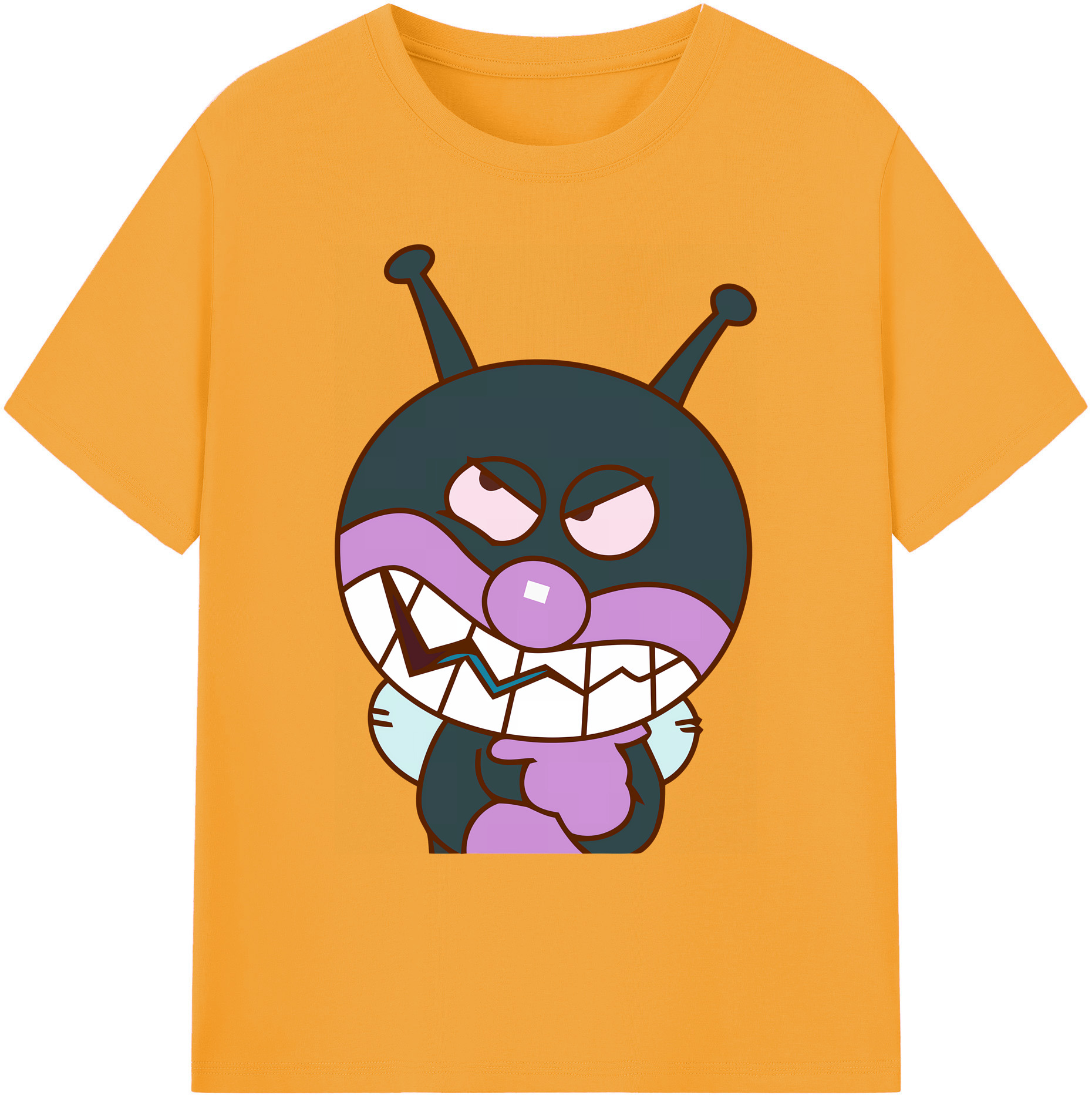 （画像用） アンパンマン Anpanman 綿100％ メンズ半袖Tシャツ｜肌触りやわらか＆通気性