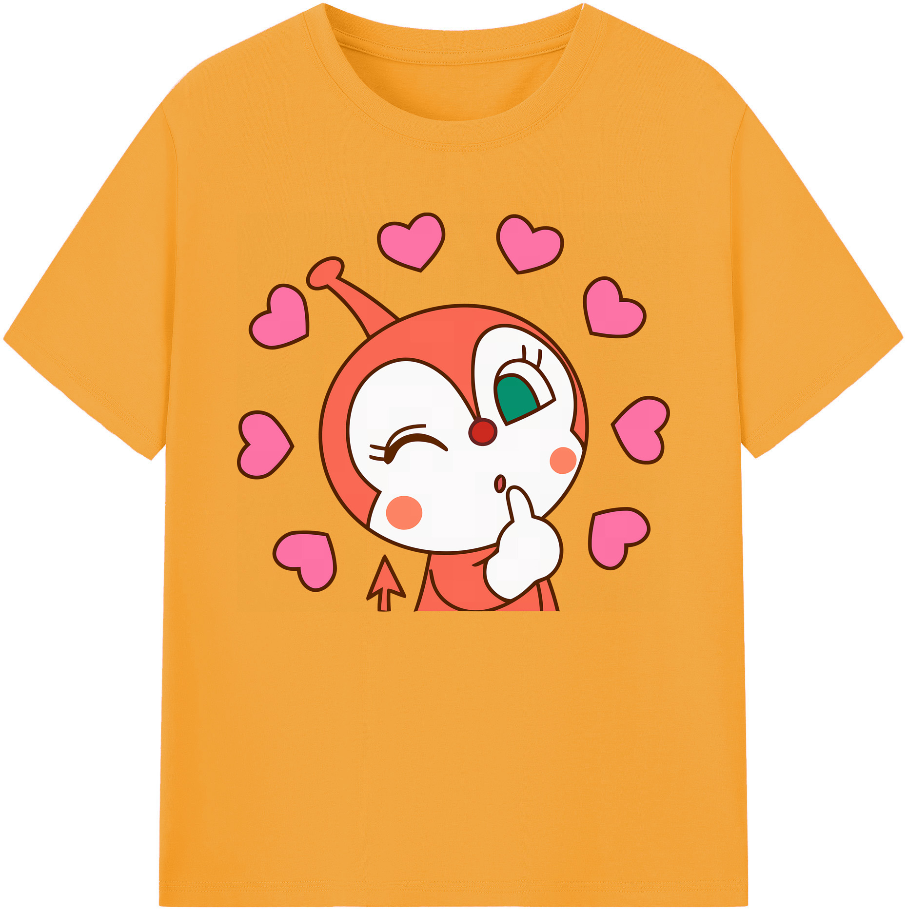 （画像用） アンパンマン Anpanman 綿100％ メンズ半袖Tシャツ｜肌触りやわらか＆通気性