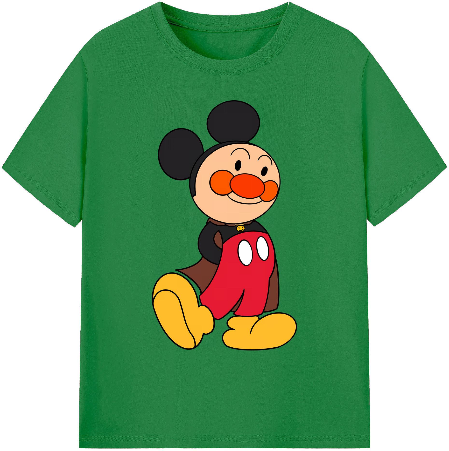 （画像用） アンパンマン Anpanman 綿100％ メンズ半袖Tシャツ｜肌触りやわらか＆通気性