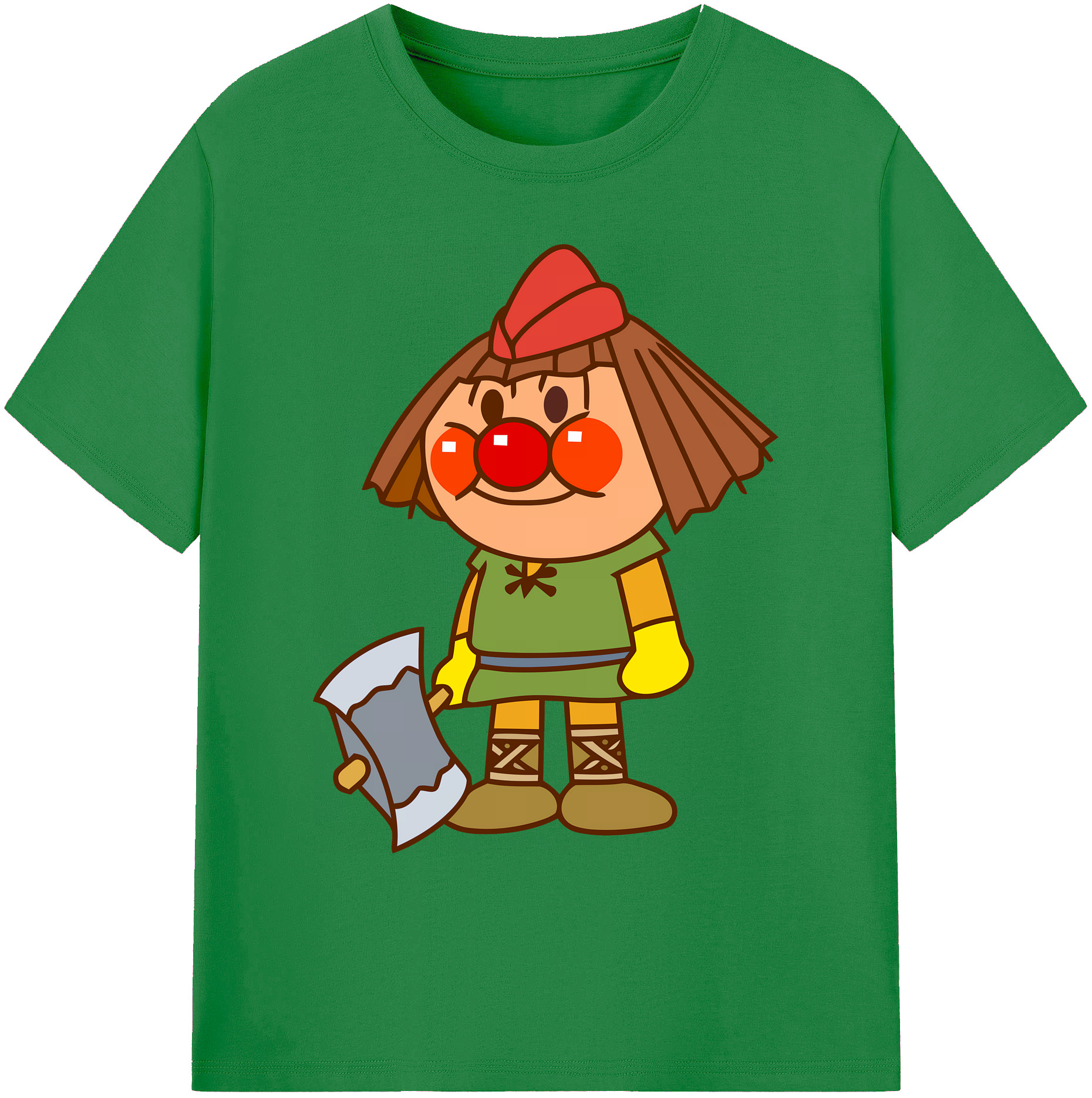 （画像用） アンパンマン Anpanman 綿100％ メンズ半袖Tシャツ｜肌触りやわらか＆通気性