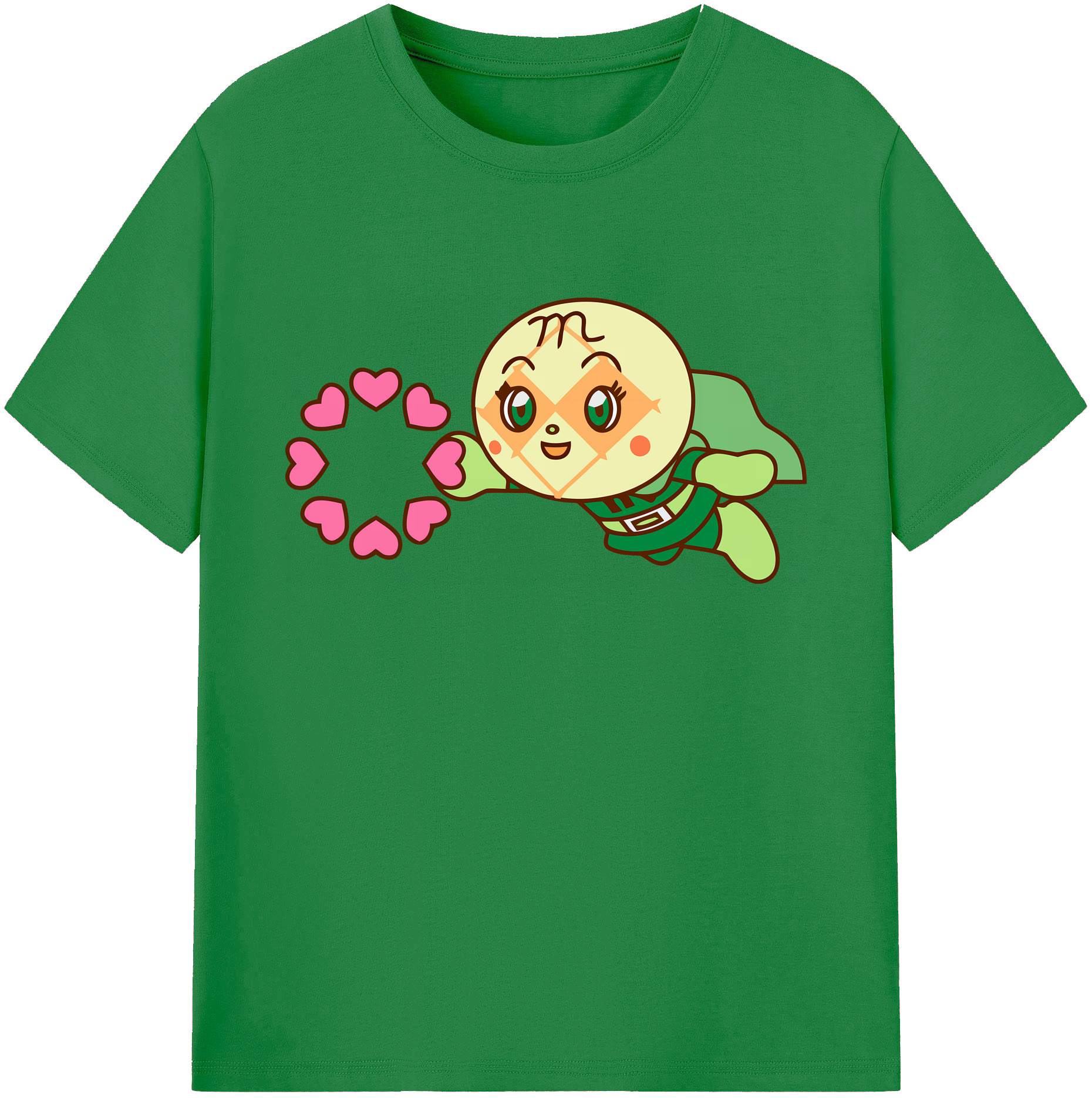 （画像用） アンパンマン Anpanman 綿100％ メンズ半袖Tシャツ｜肌触りやわらか＆通気性