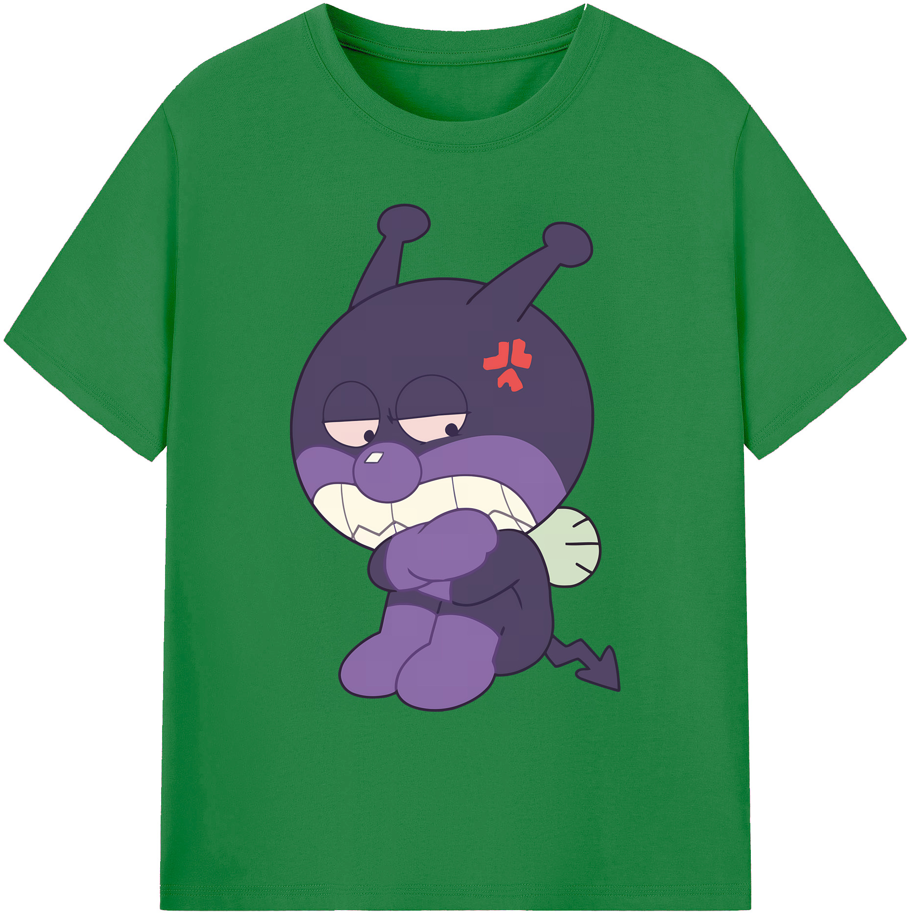 （画像用） アンパンマン Anpanman 綿100％ メンズ半袖Tシャツ｜肌触りやわらか＆通気性