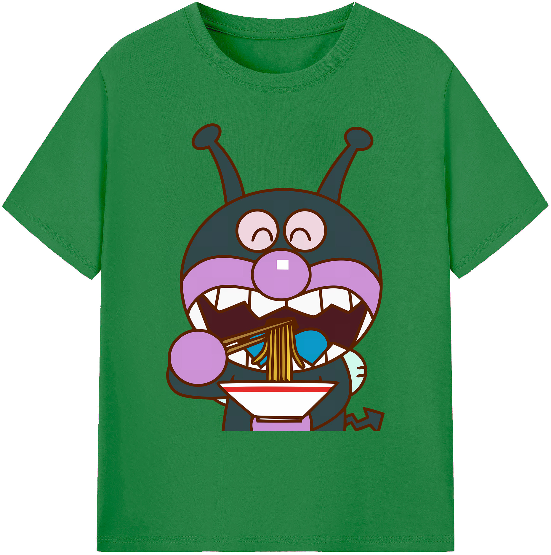 （画像用） アンパンマン Anpanman 綿100％ メンズ半袖Tシャツ｜肌触りやわらか＆通気性