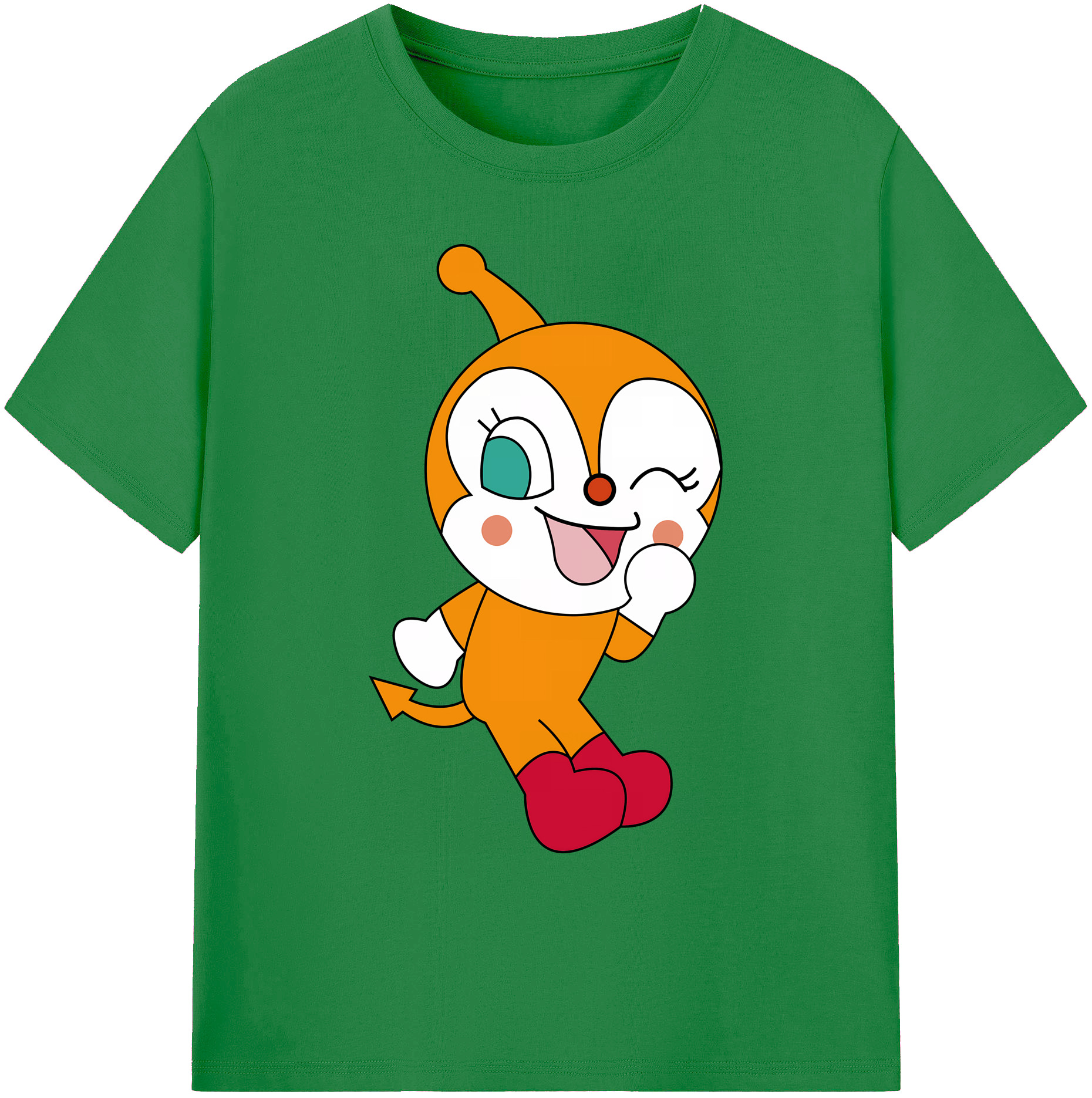（画像用） アンパンマン Anpanman 綿100％ メンズ半袖Tシャツ｜肌触りやわらか＆通気性