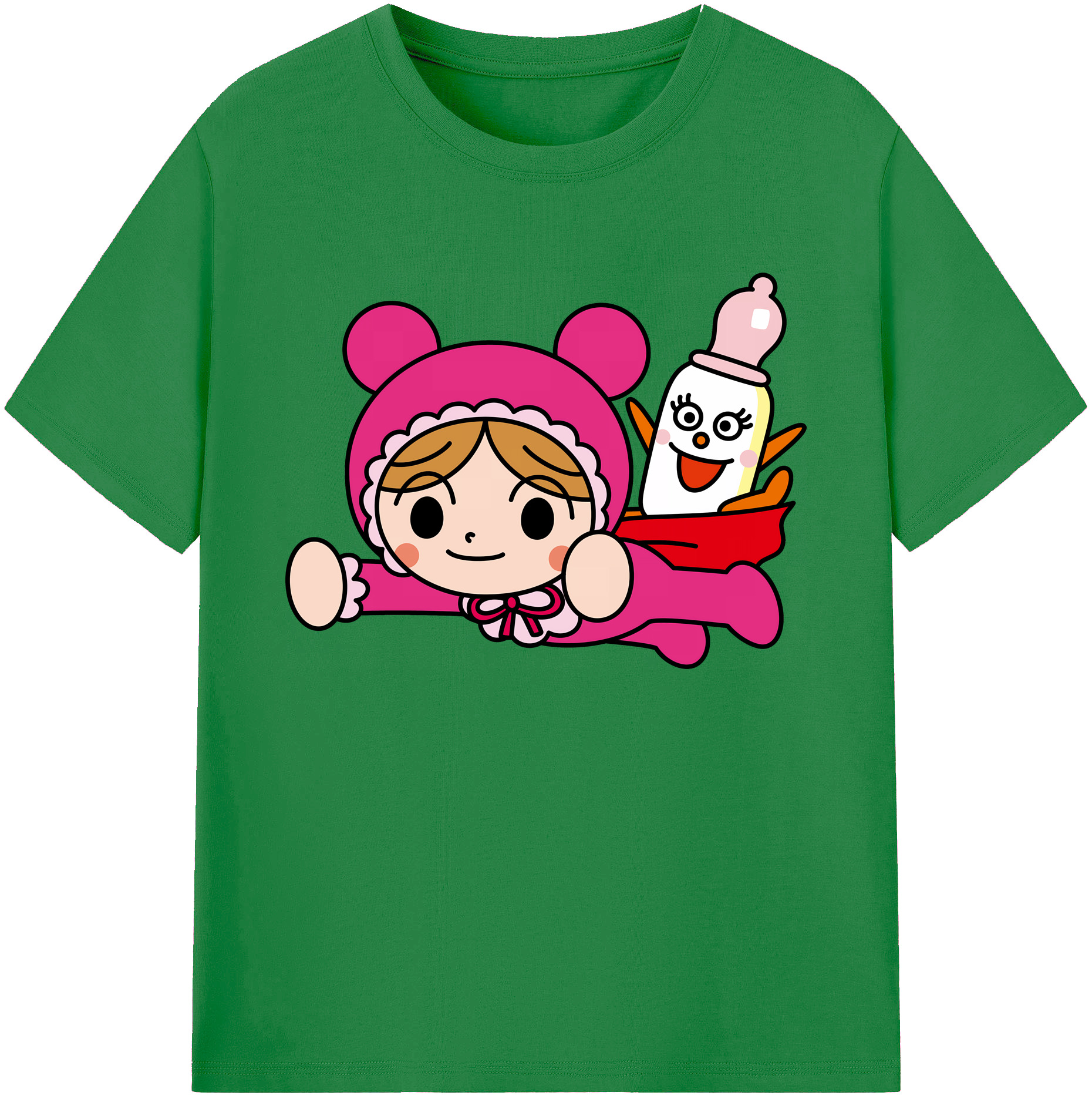 （画像用） アンパンマン Anpanman 綿100％ メンズ半袖Tシャツ｜肌触りやわらか＆通気性