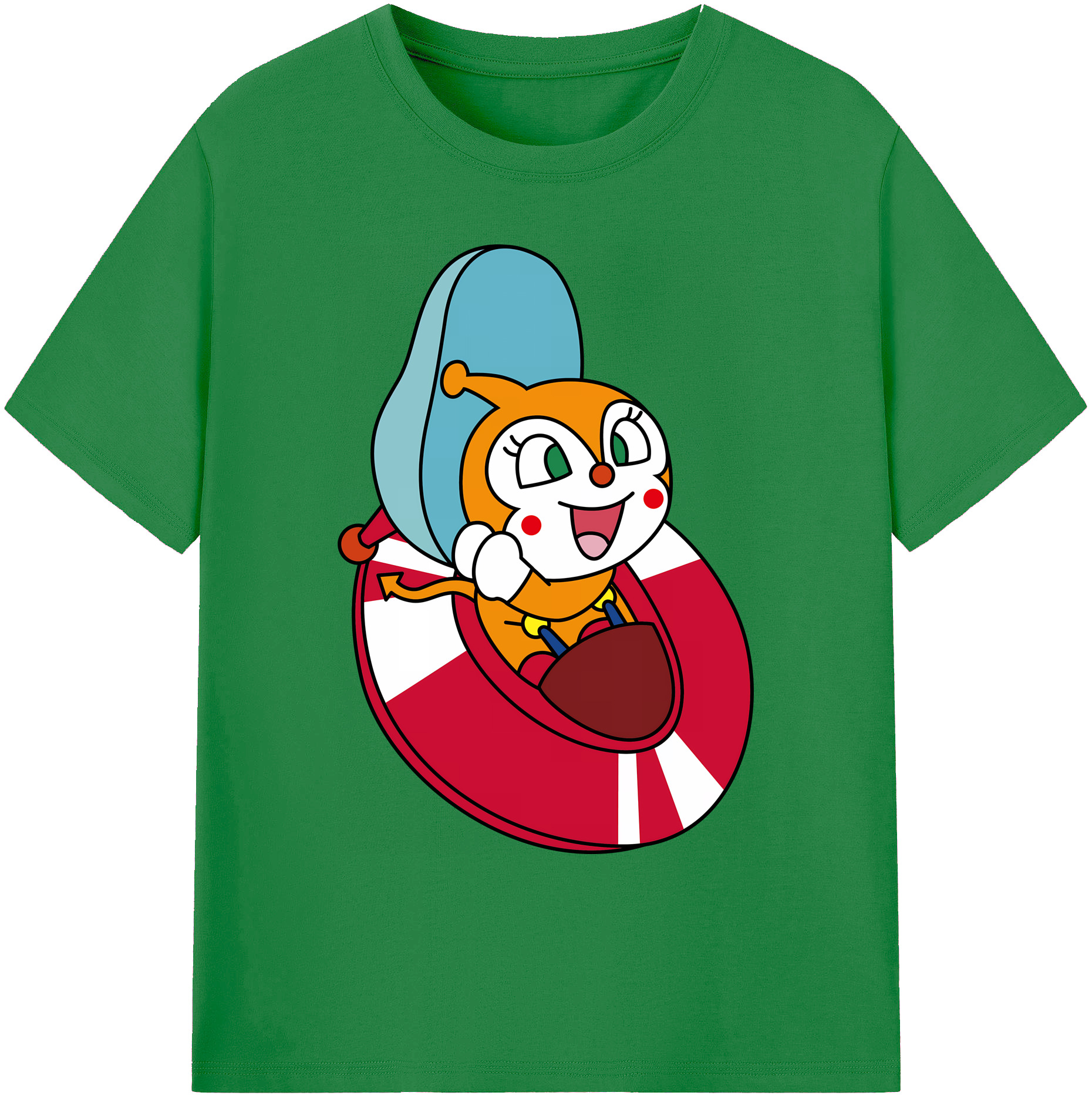 （画像用） アンパンマン Anpanman 綿100％ メンズ半袖Tシャツ｜肌触りやわらか＆通気性