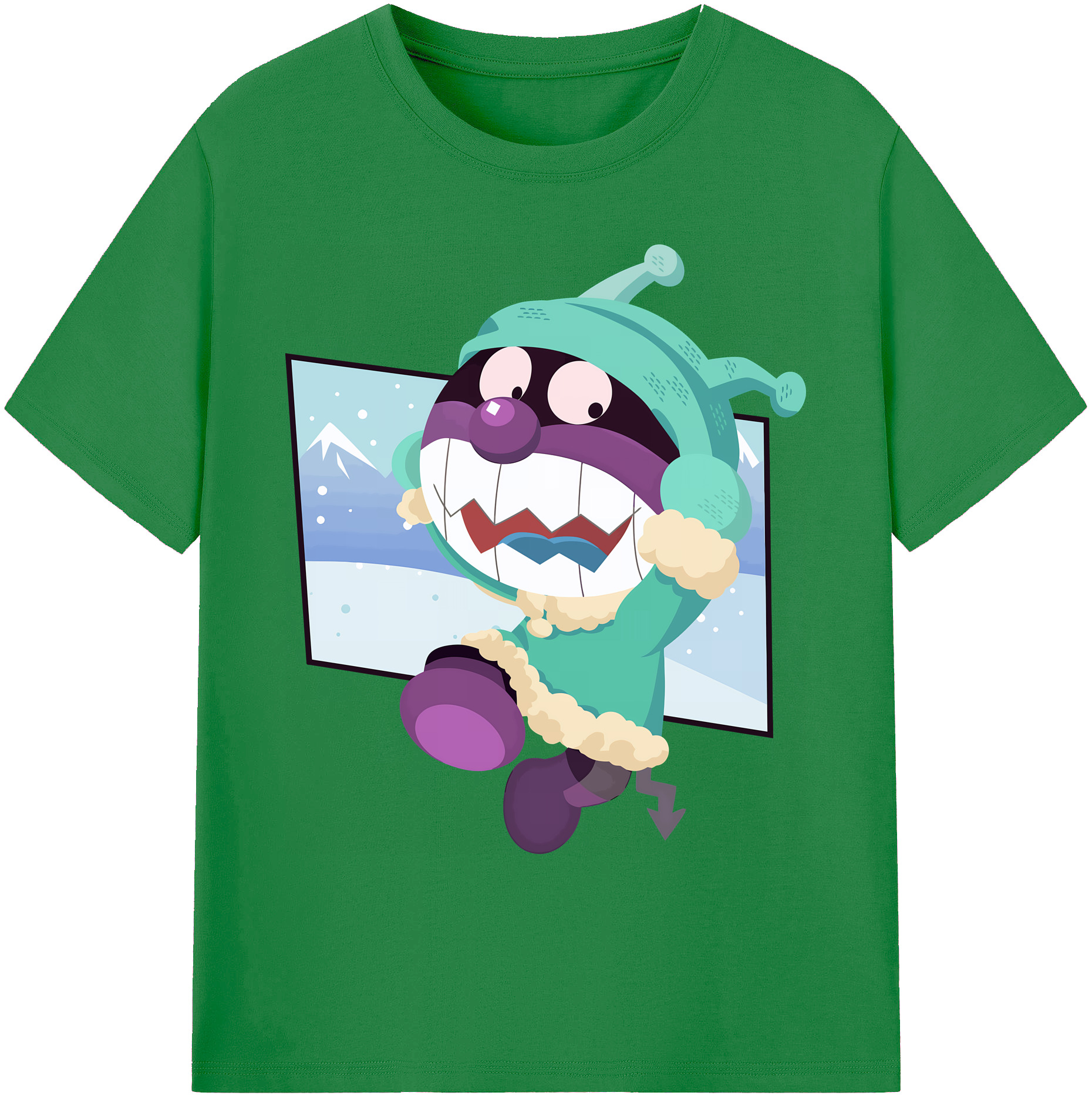 （画像用） アンパンマン Anpanman 綿100％ メンズ半袖Tシャツ｜肌触りやわらか＆通気性