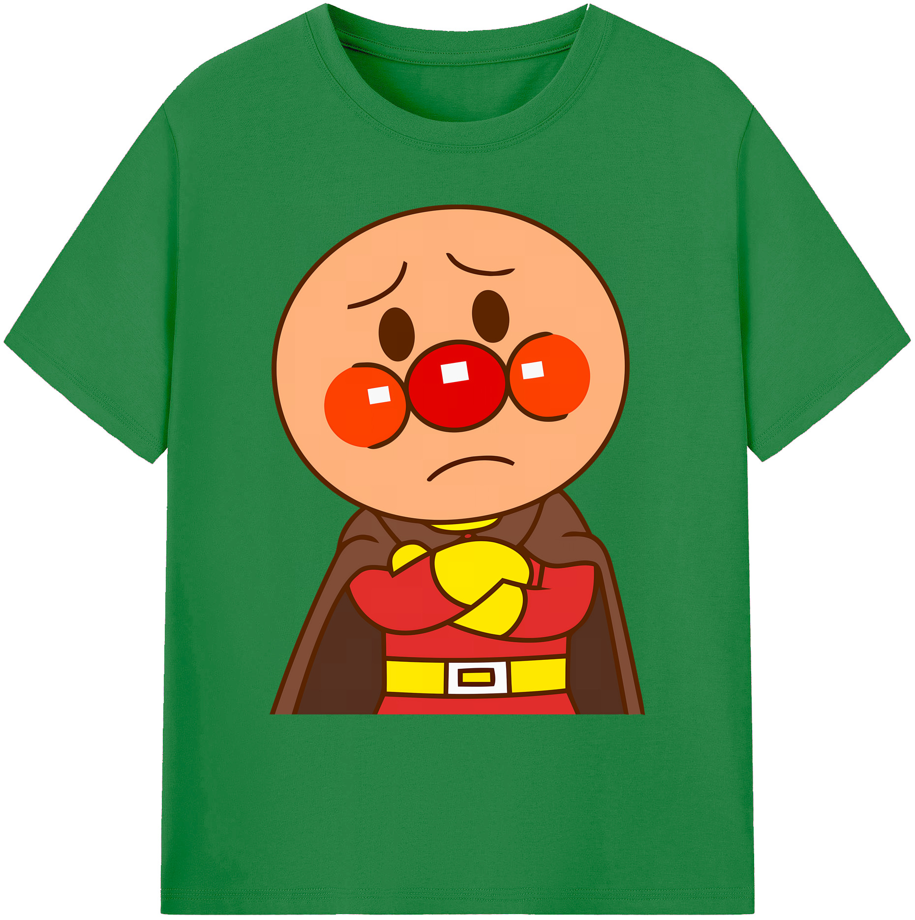 （画像用） アンパンマン Anpanman 綿100％ メンズ半袖Tシャツ｜肌触りやわらか＆通気性