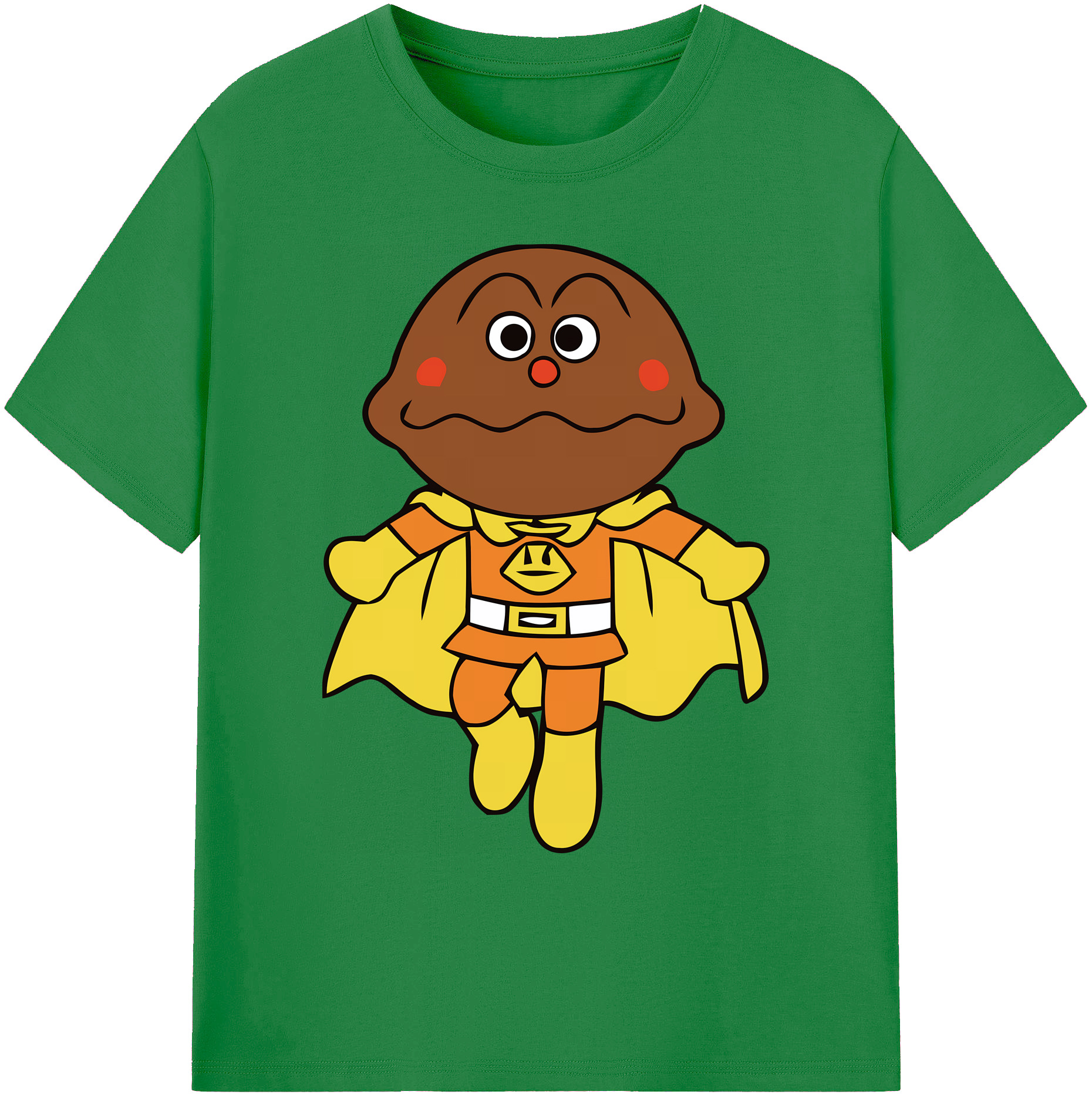 （画像用） アンパンマン Anpanman 綿100％ メンズ半袖Tシャツ｜肌触りやわらか＆通気性