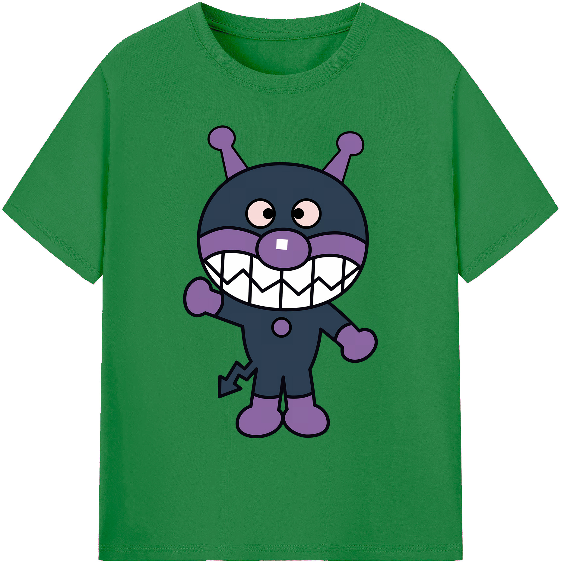 （画像用） アンパンマン Anpanman 綿100％ メンズ半袖Tシャツ｜肌触りやわらか＆通気性