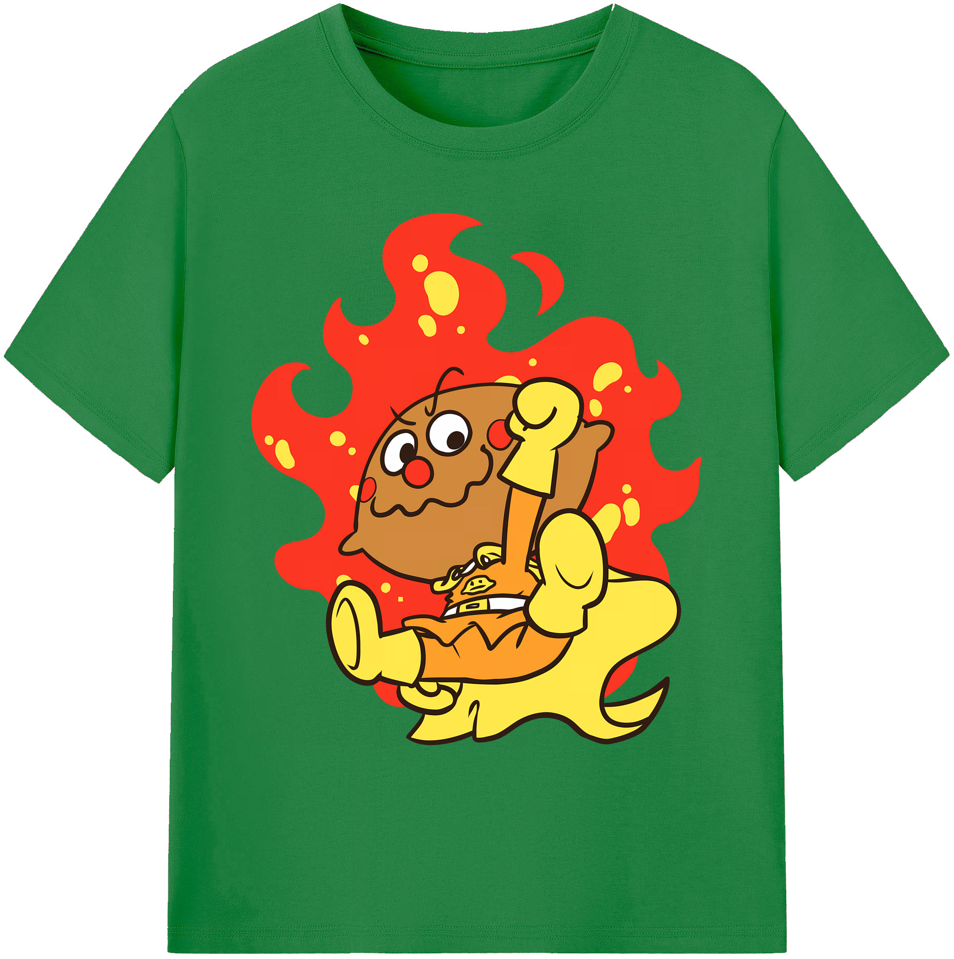 （画像用） アンパンマン Anpanman 綿100％ メンズ半袖Tシャツ｜肌触りやわらか＆通気性