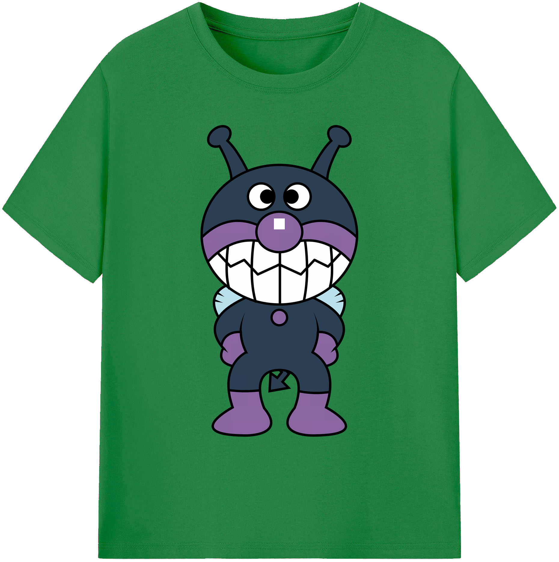 （画像用） アンパンマン Anpanman 綿100％ メンズ半袖Tシャツ｜肌触りやわらか＆通気性
