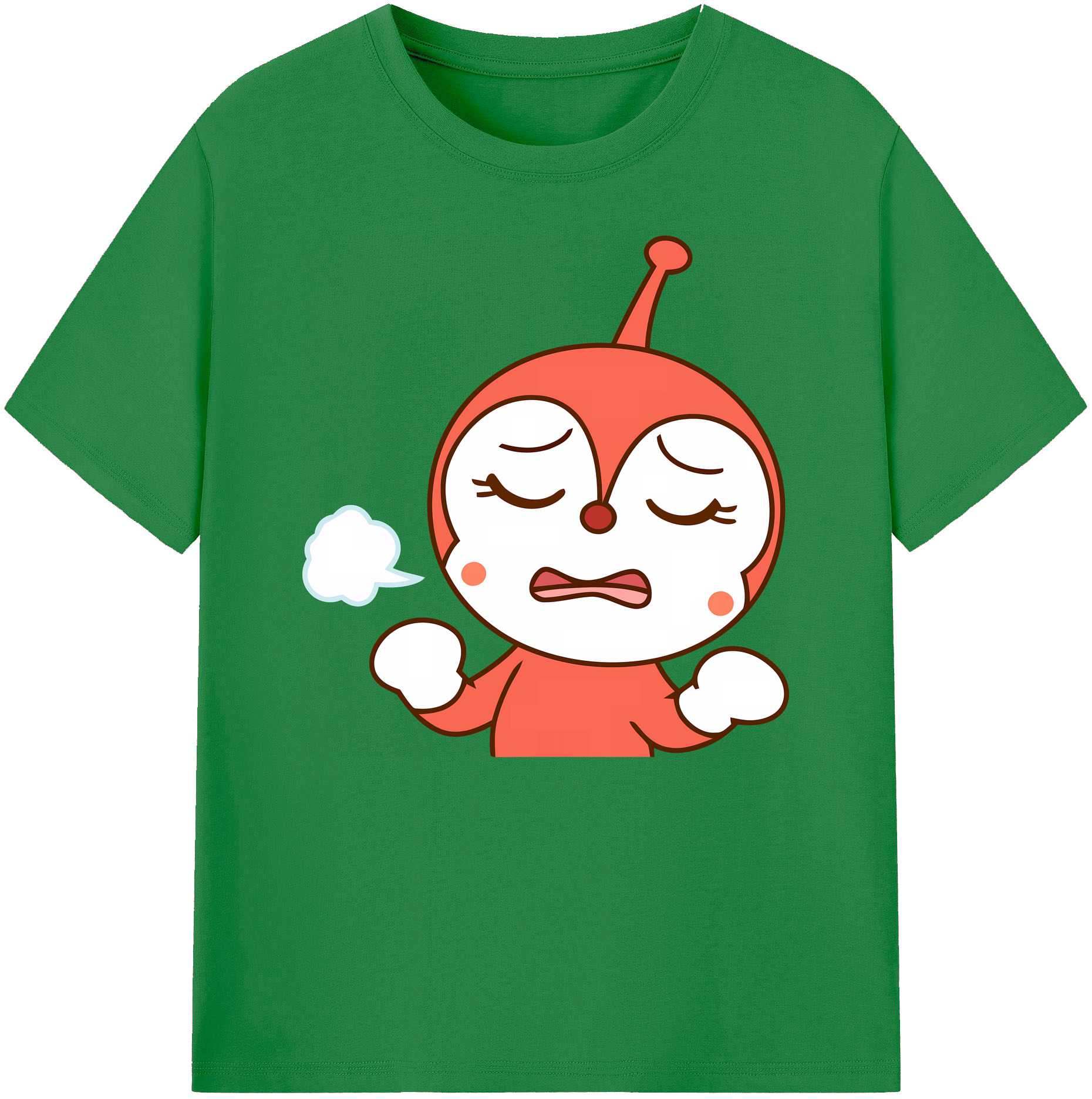 （画像用） アンパンマン Anpanman 綿100％ メンズ半袖Tシャツ｜肌触りやわらか＆通気性