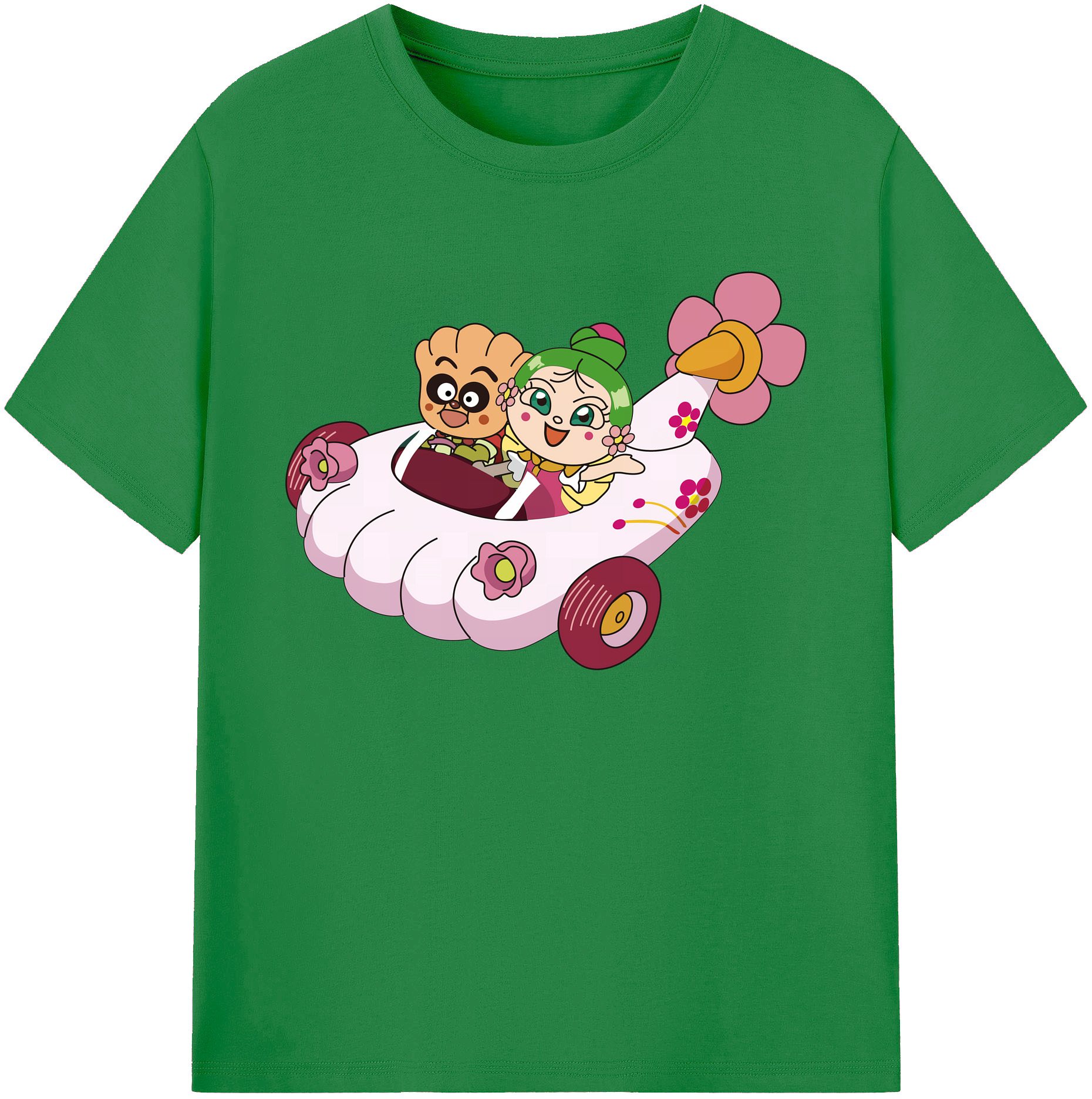 （画像用） アンパンマン Anpanman 綿100％ メンズ半袖Tシャツ｜肌触りやわらか＆通気性