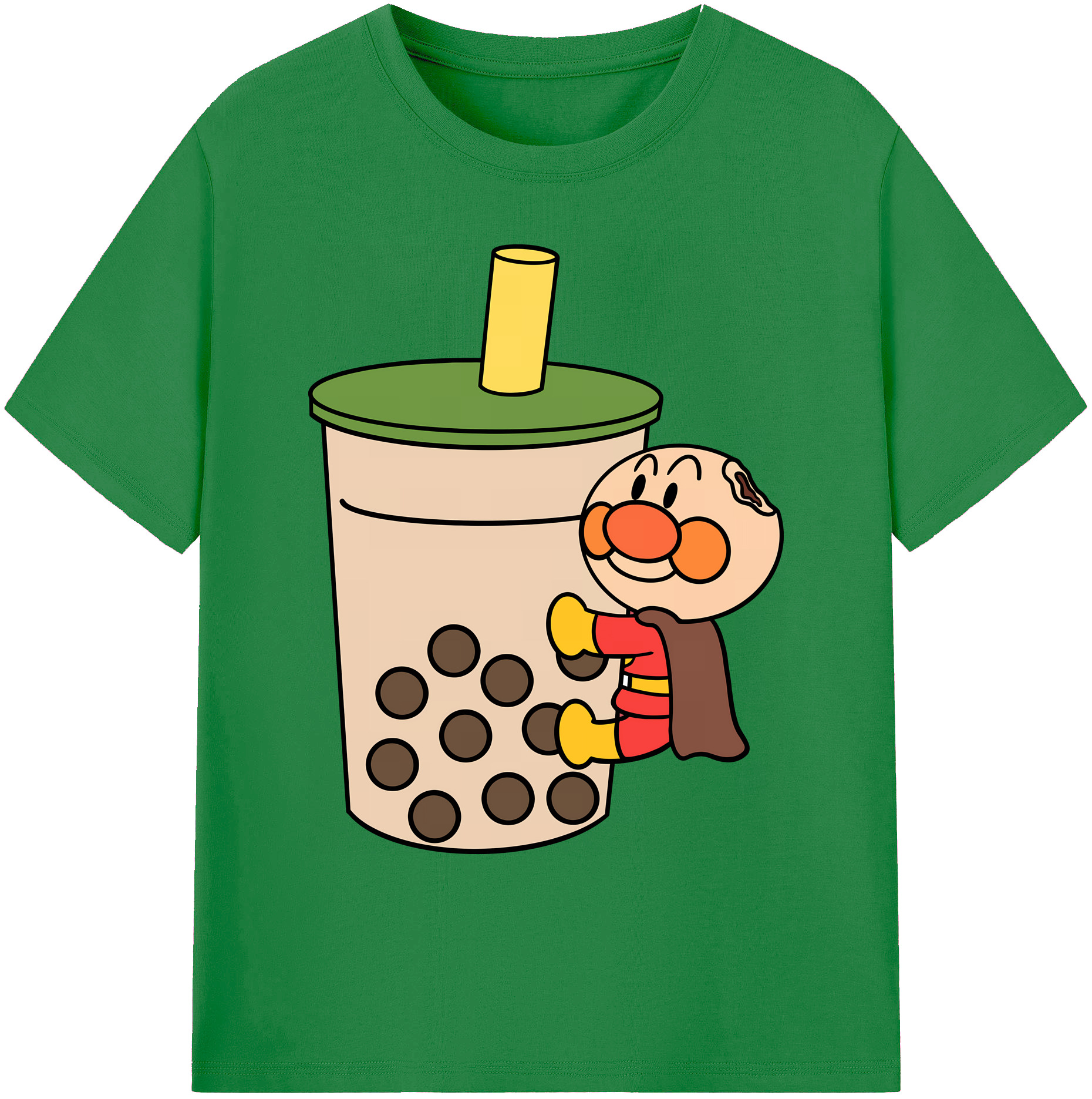 （画像用） アンパンマン Anpanman 綿100％ メンズ半袖Tシャツ｜肌触りやわらか＆通気性