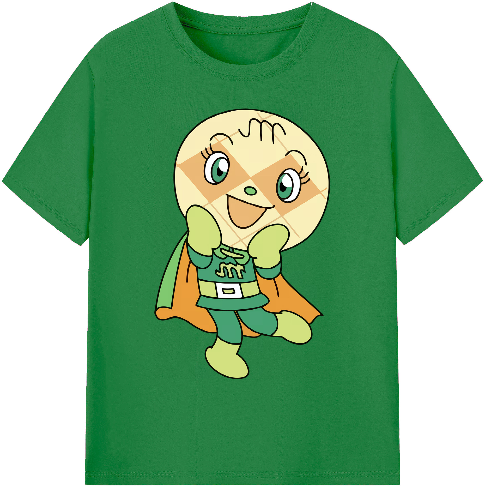 （画像用） アンパンマン Anpanman 綿100％ メンズ半袖Tシャツ｜肌触りやわらか＆通気性