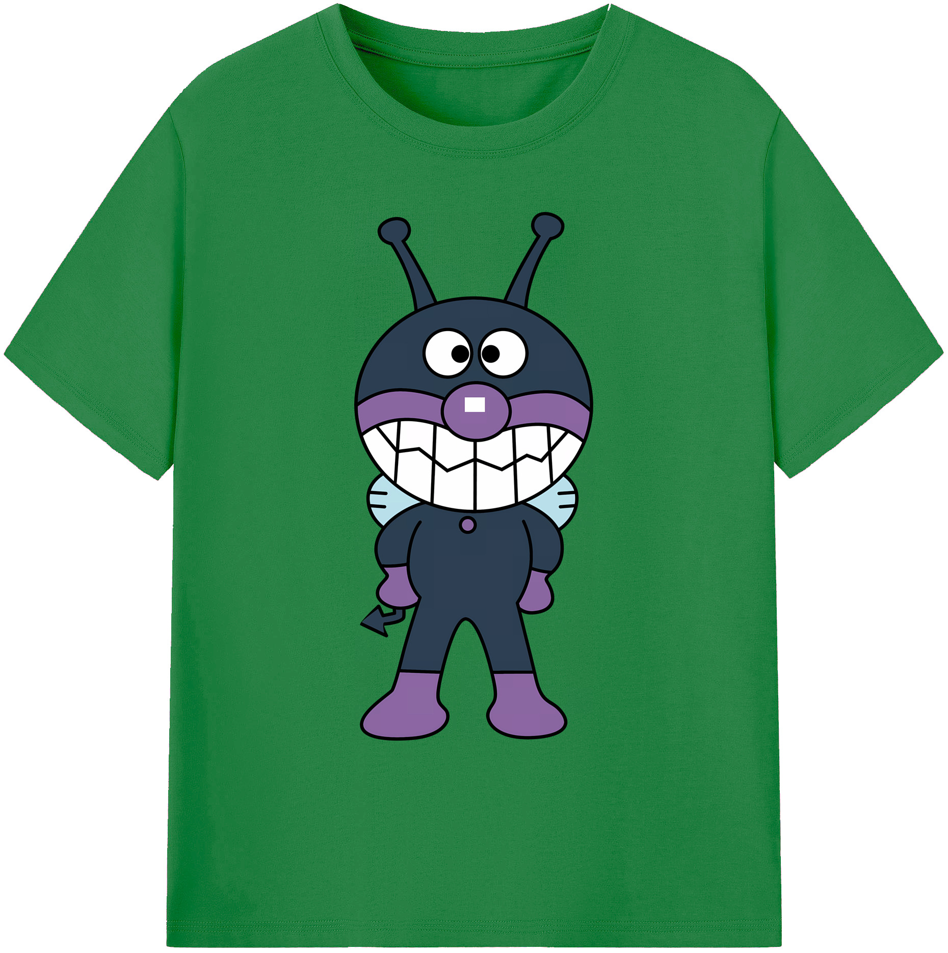 （画像用） アンパンマン Anpanman 綿100％ メンズ半袖Tシャツ｜肌触りやわらか＆通気性