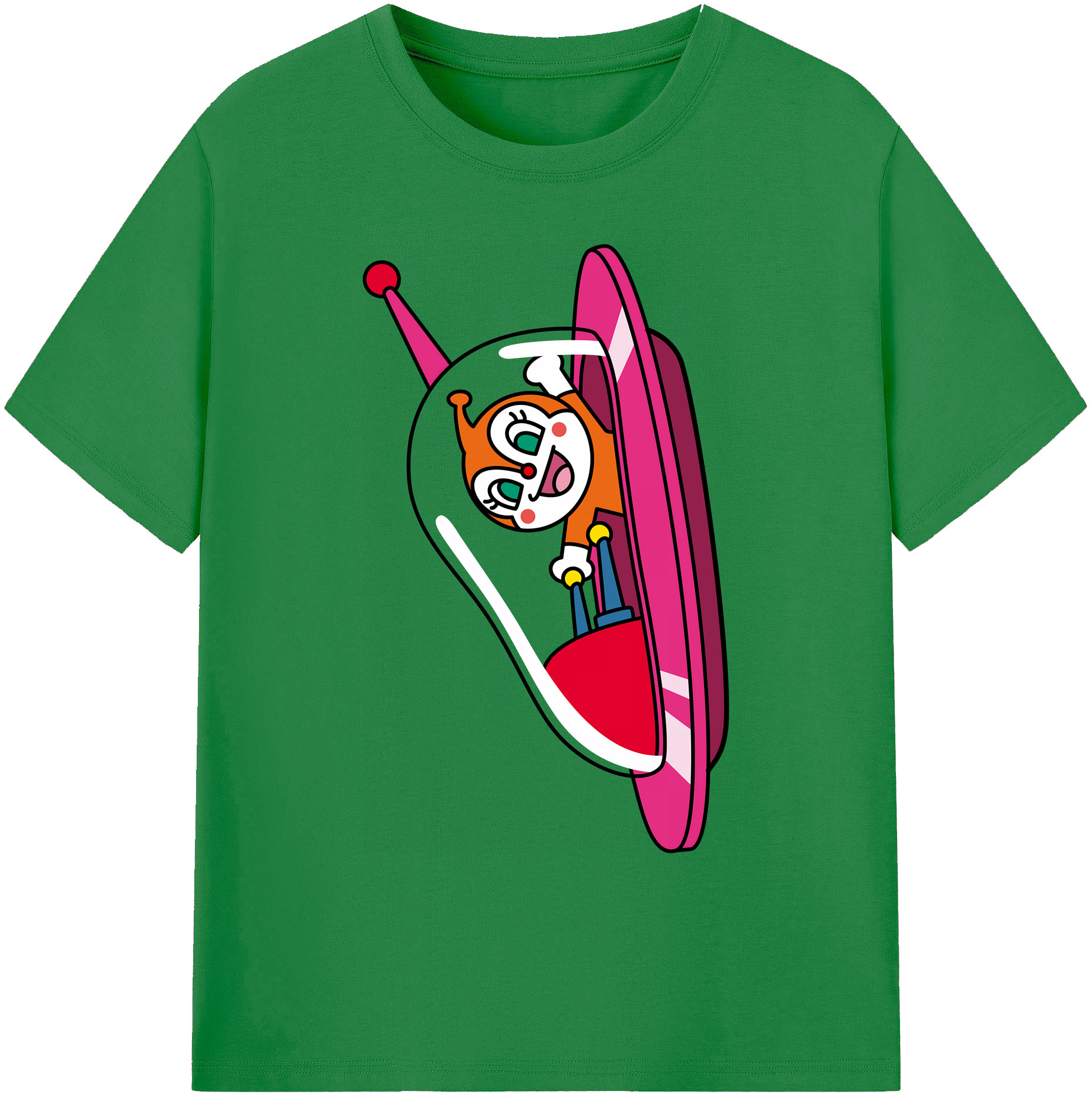 （画像用） アンパンマン Anpanman 綿100％ メンズ半袖Tシャツ｜肌触りやわらか＆通気性