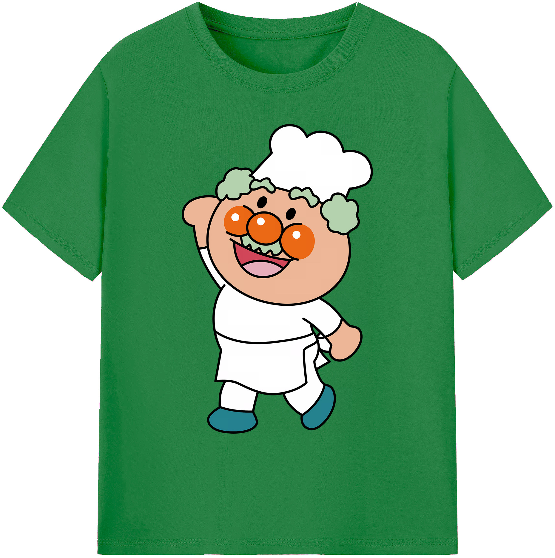 （画像用） アンパンマン Anpanman 綿100％ メンズ半袖Tシャツ｜肌触りやわらか＆通気性
