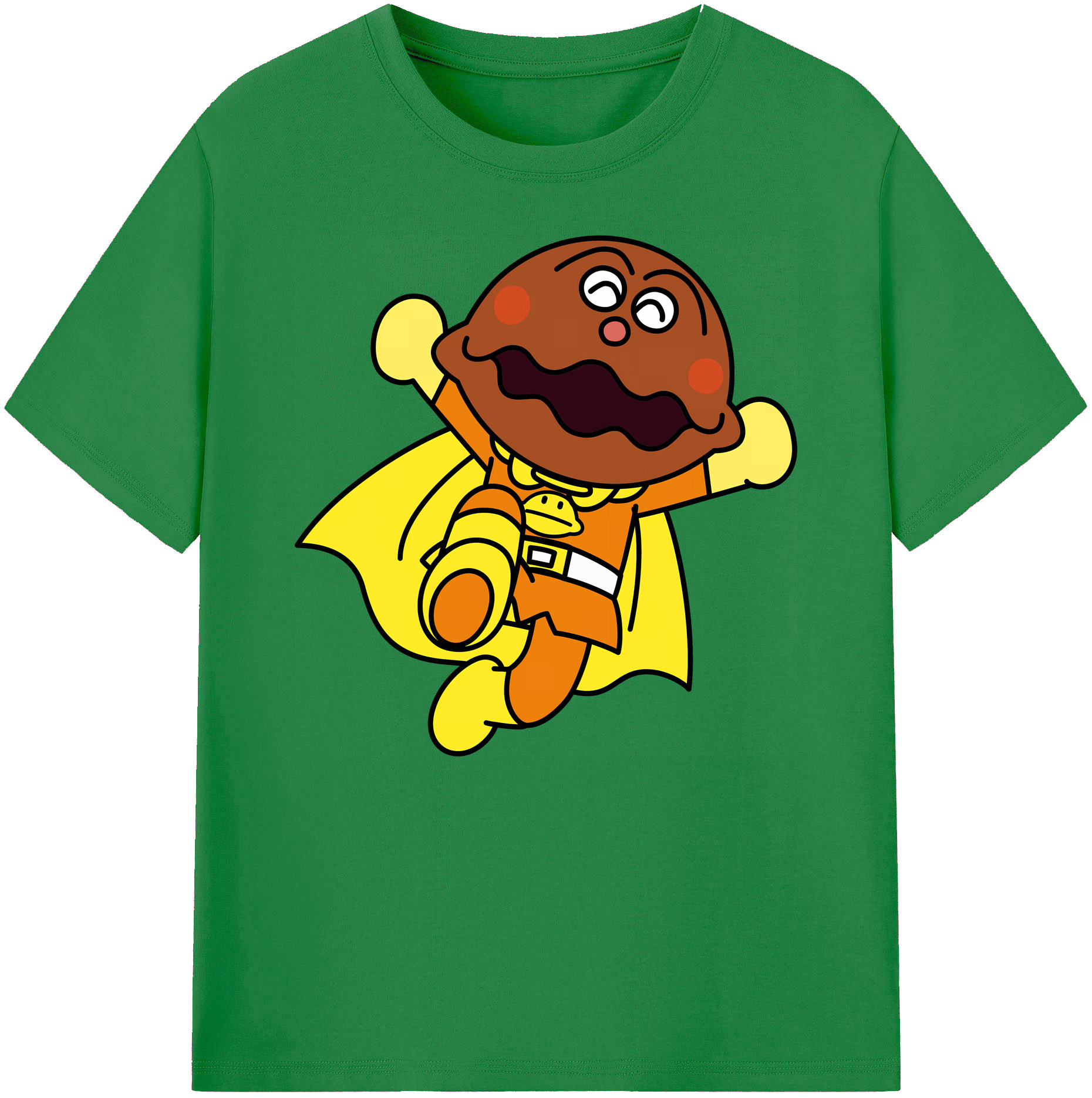 （画像用） アンパンマン Anpanman 綿100％ メンズ半袖Tシャツ｜肌触りやわらか＆通気性