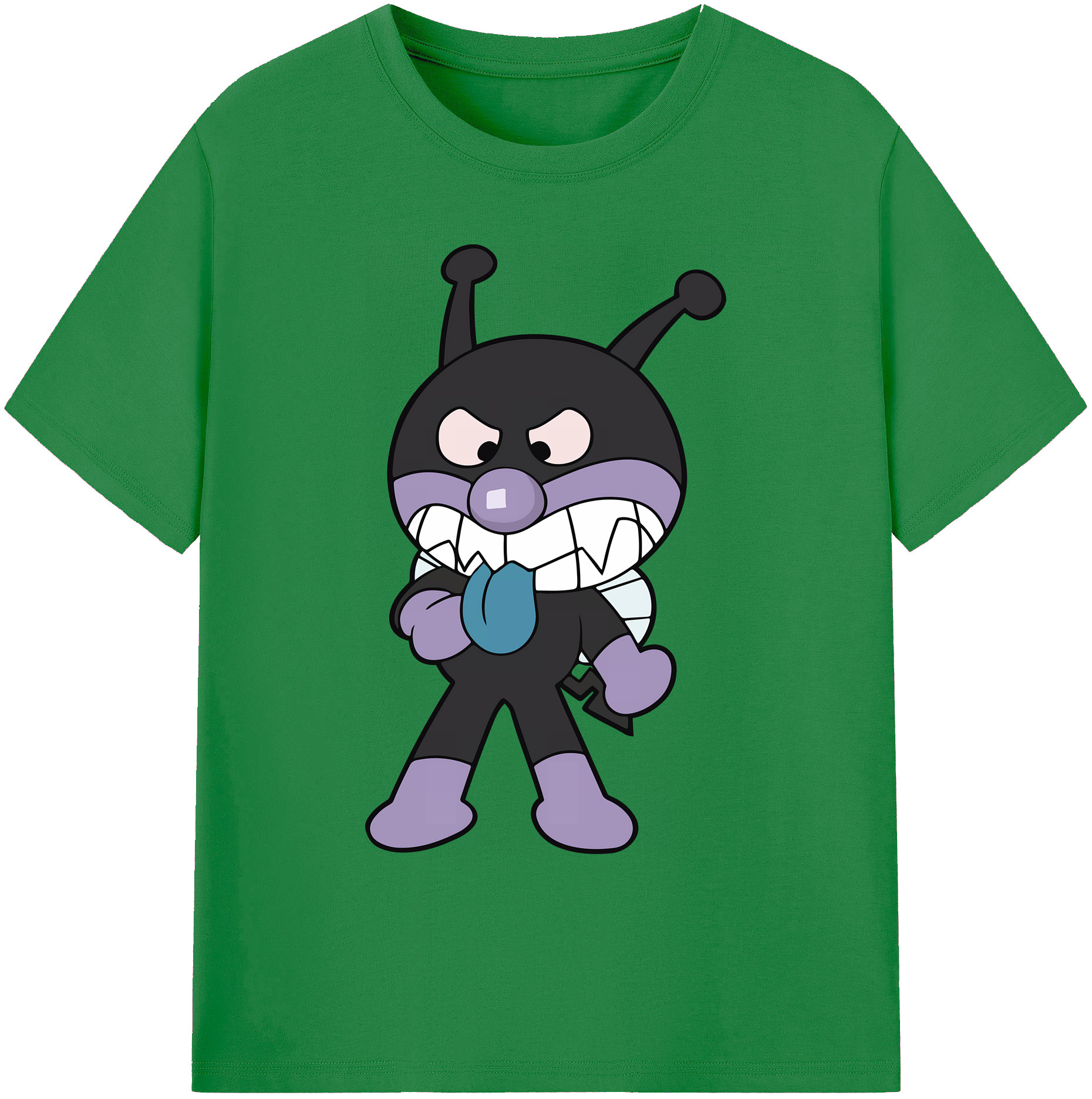 （画像用） アンパンマン Anpanman 綿100％ メンズ半袖Tシャツ｜肌触りやわらか＆通気性