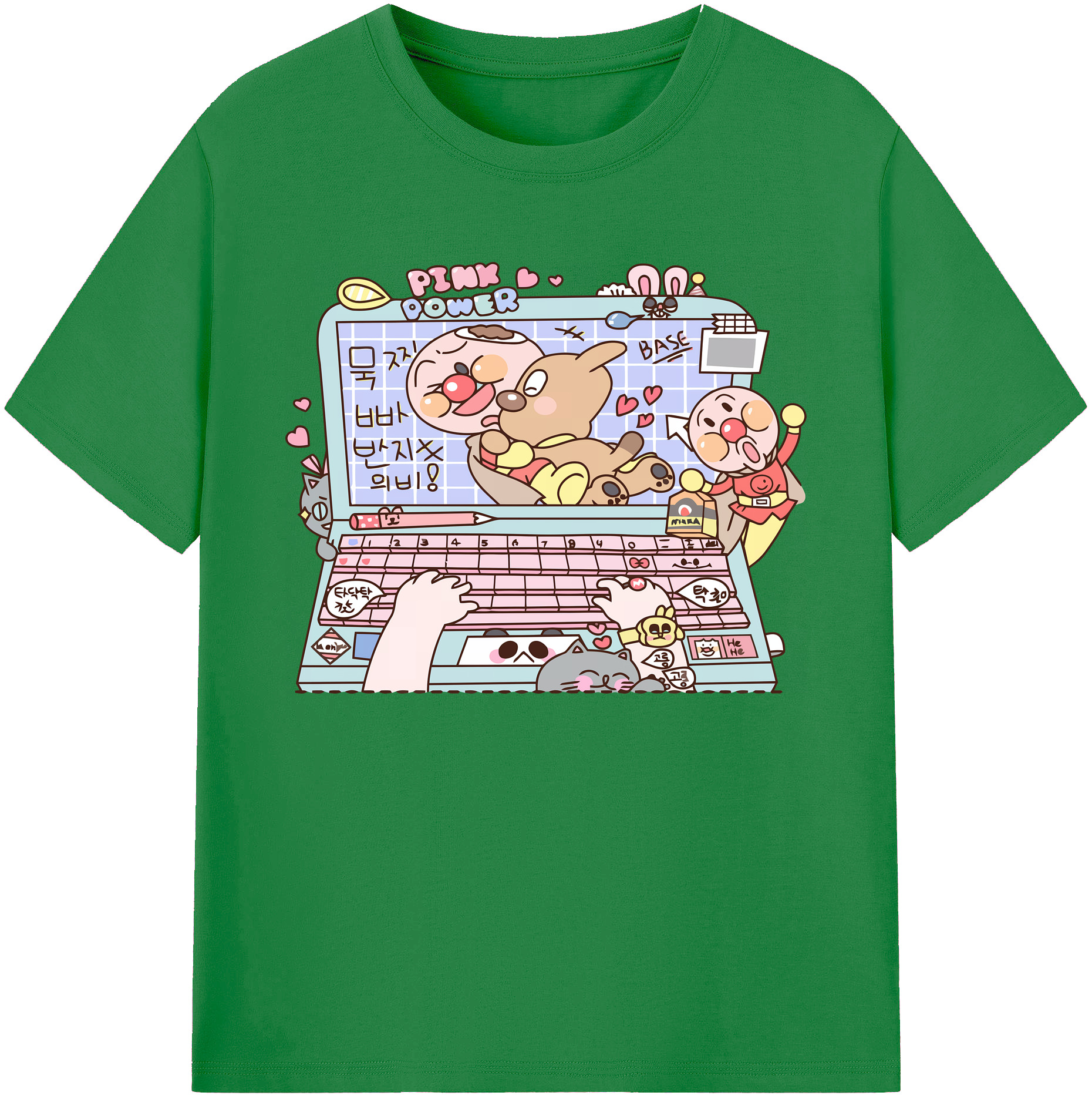 （画像用） アンパンマン Anpanman 綿100％ メンズ半袖Tシャツ｜肌触りやわらか＆通気性